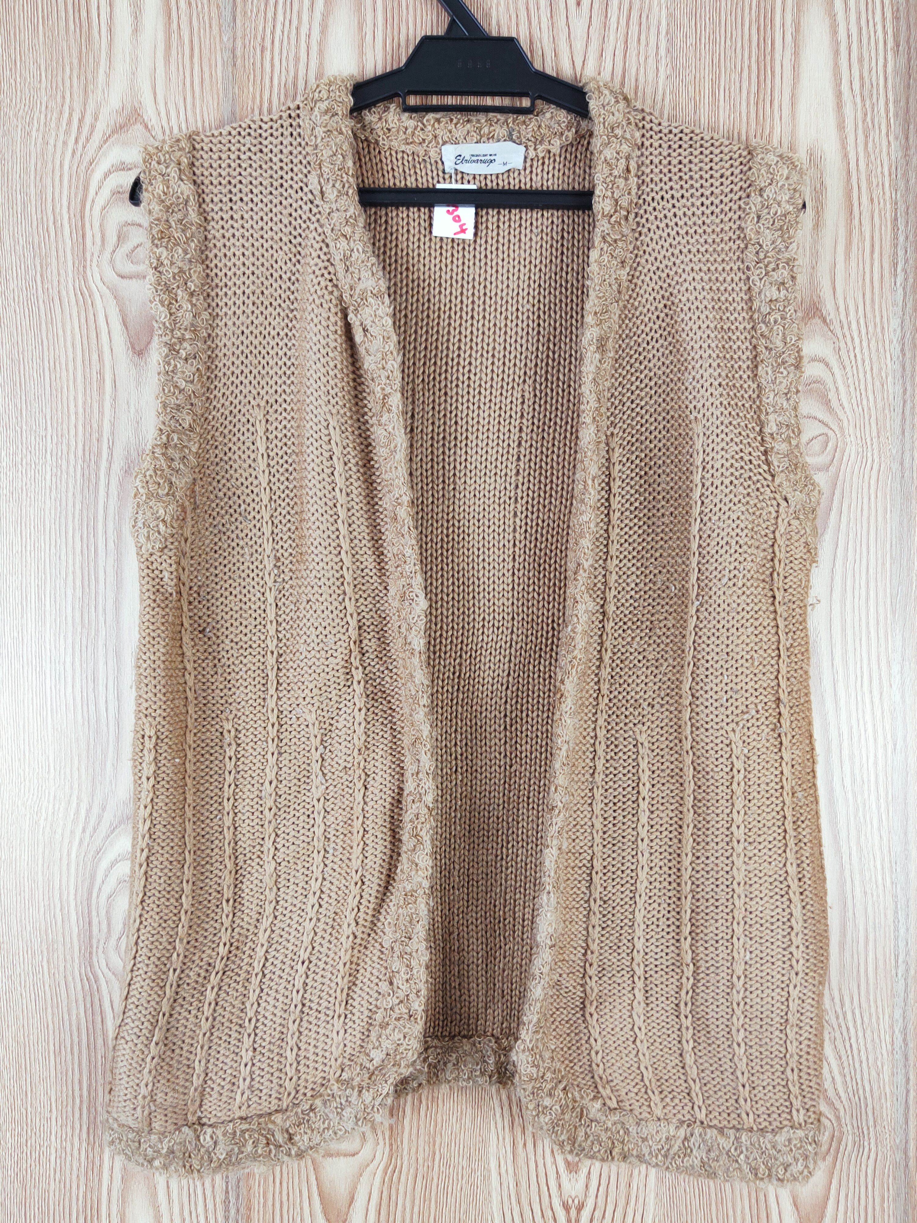Japanese Brand Japan vintage crochet knitwear vest cardigan #w304 Size M / US 6-8 / IT 42-44 - 1 Thumbnail