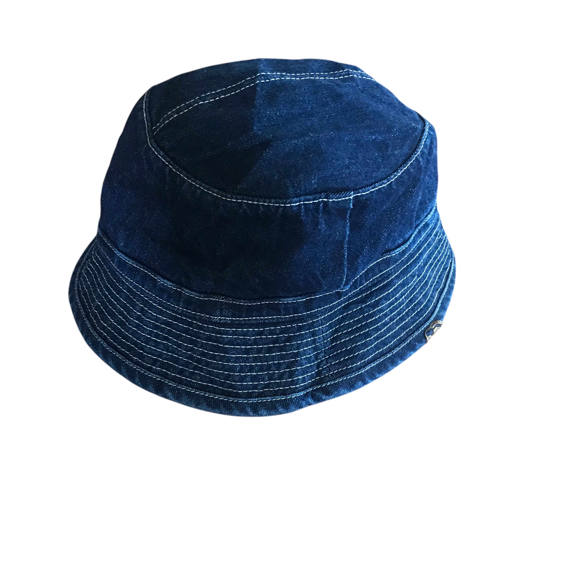 Blue Blue Japan CA4LA Distressed Denim Bucket Hat Made in Japan Size ONE SIZE - 3 Thumbnail