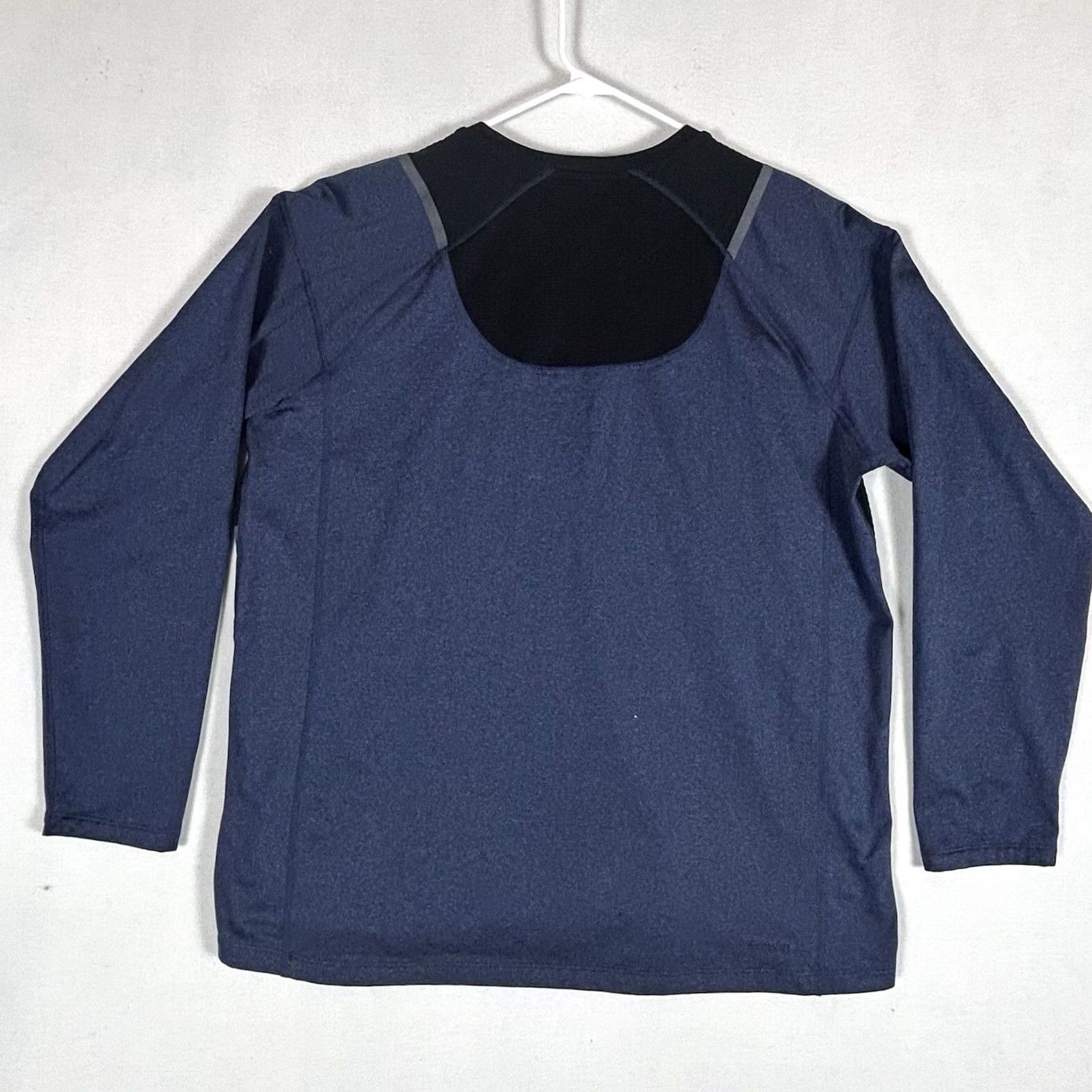 Spyder Spyder T-Shirt Men L Long Sleeve Crew Neck Blue Activewear ProWeb Microfleece Logo Size US L / EU 52-54 / 3 - 4 Thumbnail