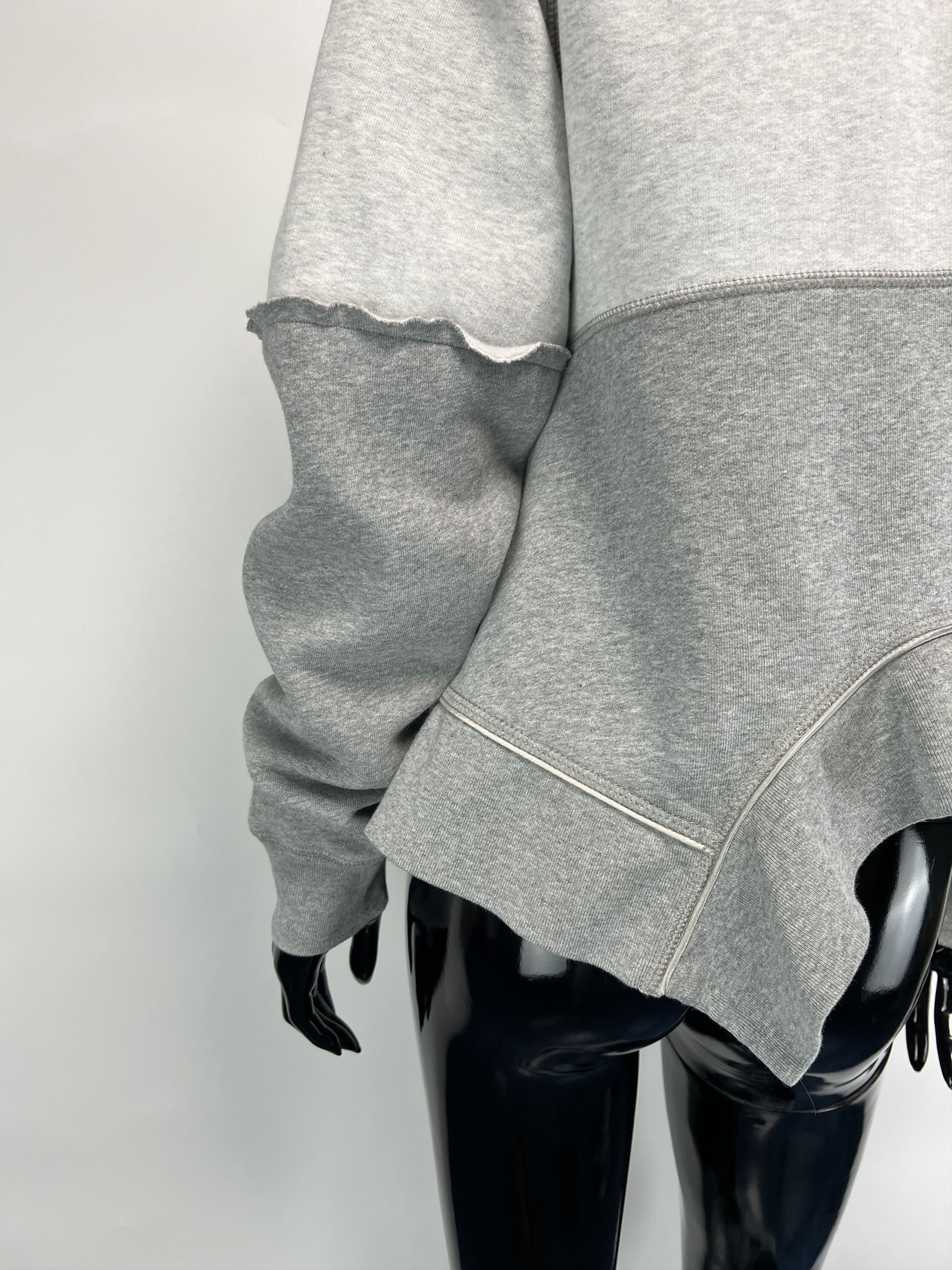 Burberry Burberry Women’s Gray Patchwork Off The Shoulder Jumper Size M / US 6-8 / IT 42-44 - 14 Thumbnail