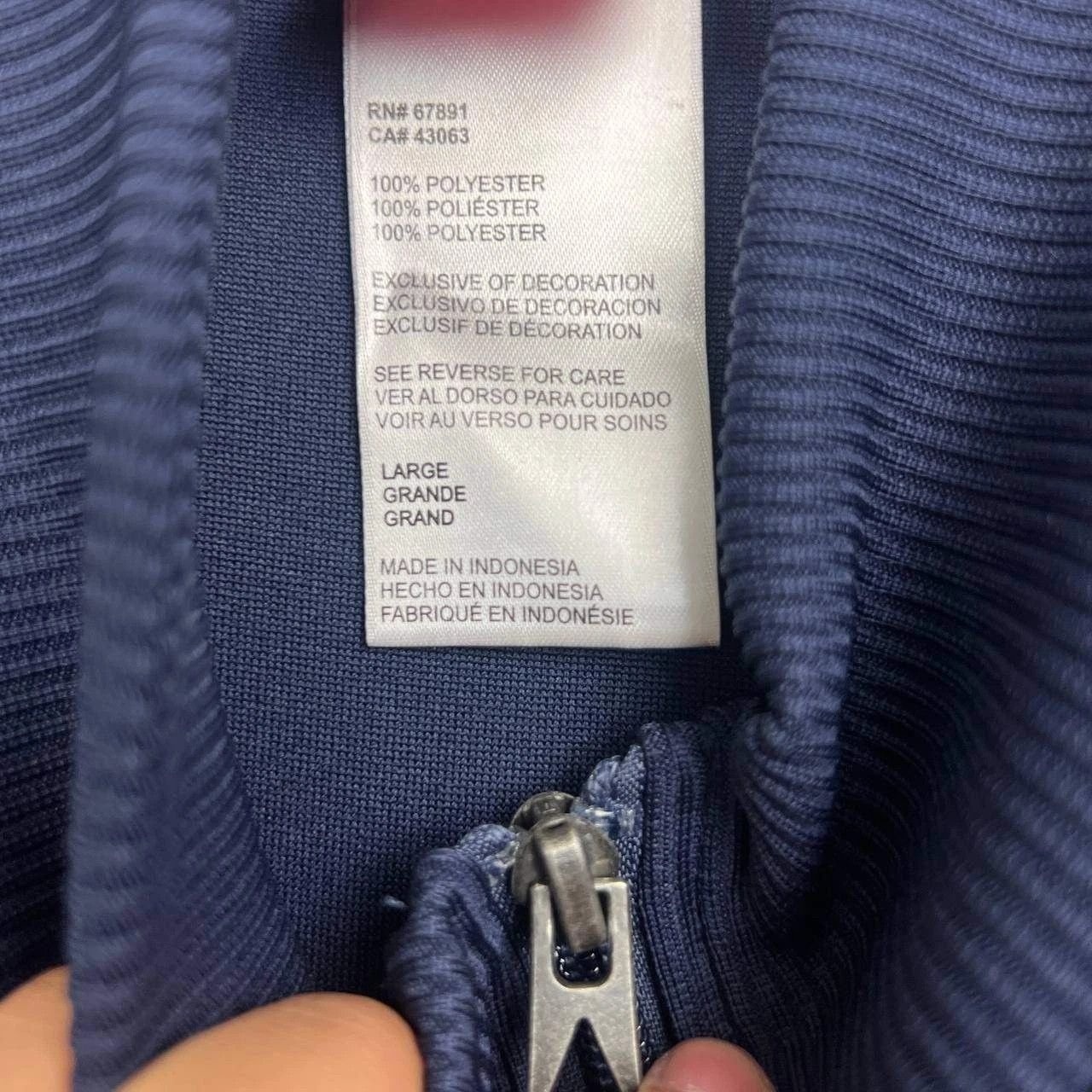 Other Team USA Olympic Sweatshirt Men Blue Full Zip Long Sleeve L Size US L / EU 52-54 / 3 - 4 Thumbnail