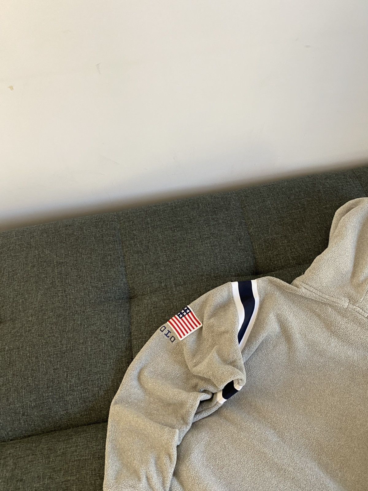 Polo Ralph Lauren Polo Ralph Lauren Vintage Fleece Hoodie USA Big logo Japanes Size US M / EU 48-50 / 2 - 6 Thumbnail