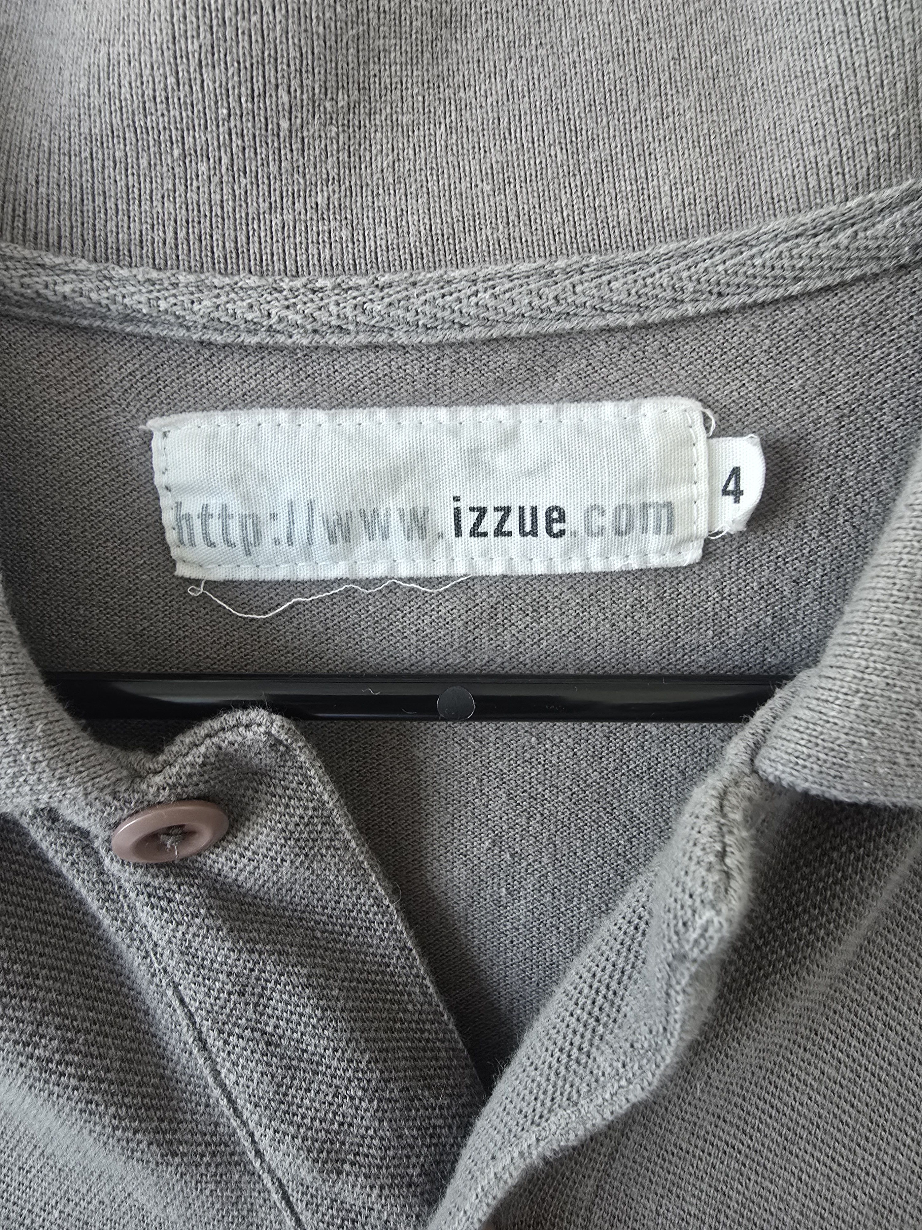 izzue Izzue Grey Polo Size US M / EU 48-50 / 2 - 3 Thumbnail