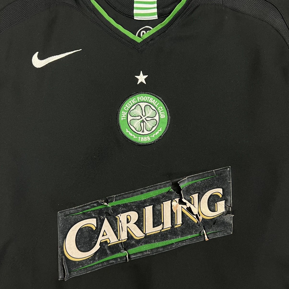 Other Rare! Celtic Nike Vintage Soccer Jersey Shirt 00s Away Size US S / EU 44-46 / 1 - 7 Thumbnail