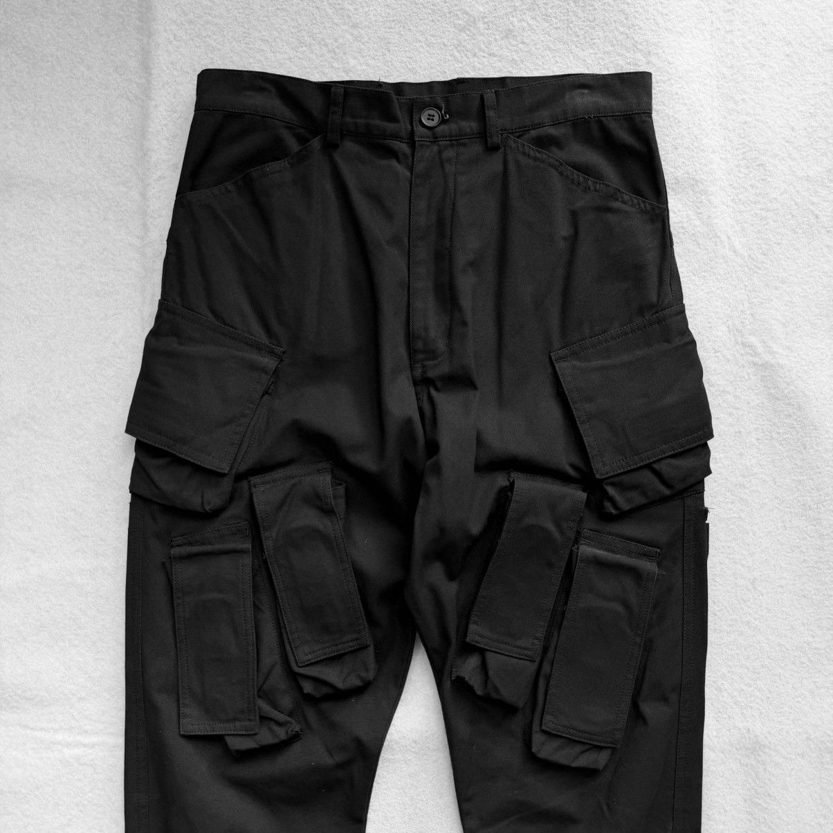 Other 2000s Chaunk DRKLAC Canvas Gasmask Cargo Pants Size US 30 / EU 46 - 2 Thumbnail