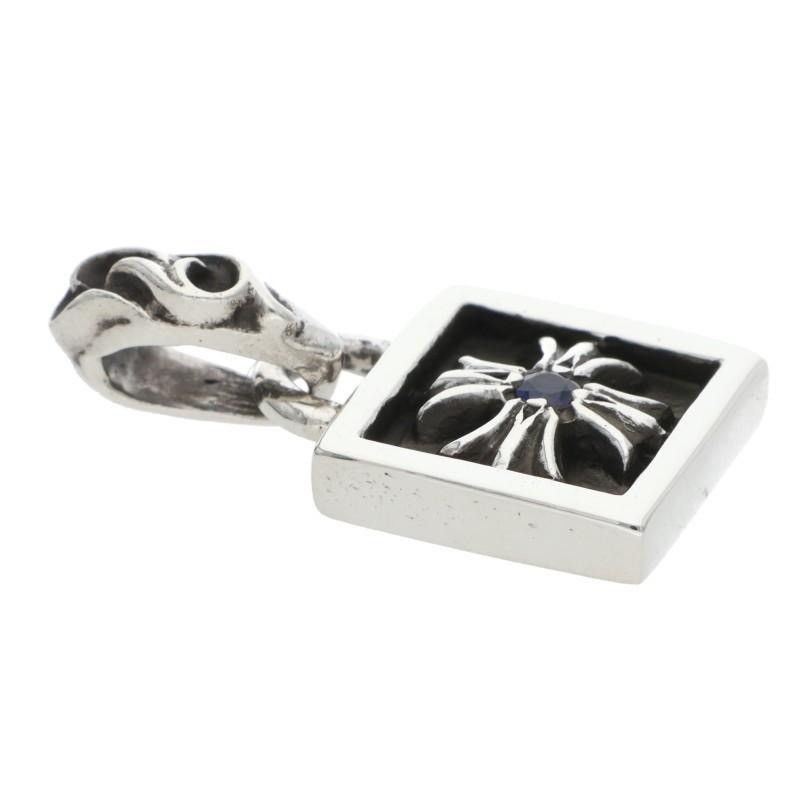 Chrome Hearts Chrome Hearts FRAMED CH PLUS sapphire Necklace Charm Size ONE SIZE - 4 Thumbnail