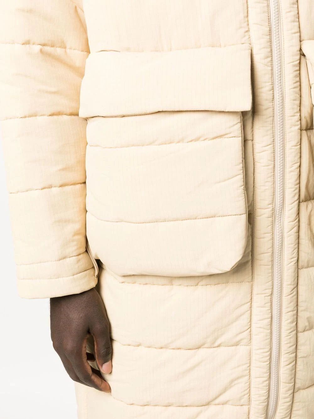 Henrik Vibskov !DS! AW22 Henrik Vibskov Apollo Almond Long Puffer Coat Size US M / EU 48-50 / 2 - 8 Thumbnail