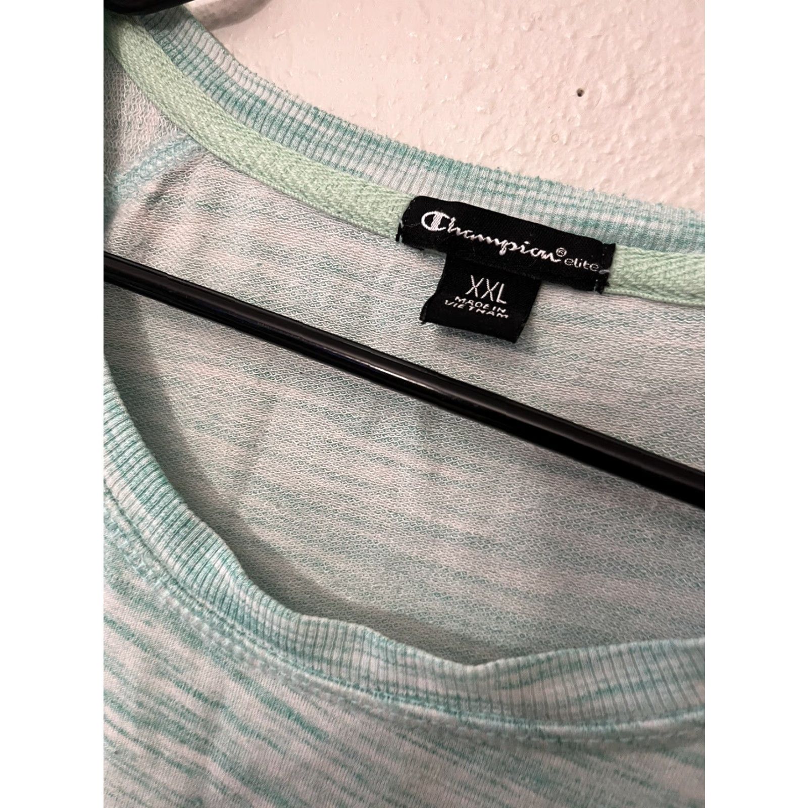 Champion Champion Women's Plus Size 2XL Pullover Sweatshirt Knit Green Long Sleeve Crew Neck Boat Neck Casual Workwear/Travel Size XXL / US 16-18 / IT 52-54 - 2 Thumbnail
