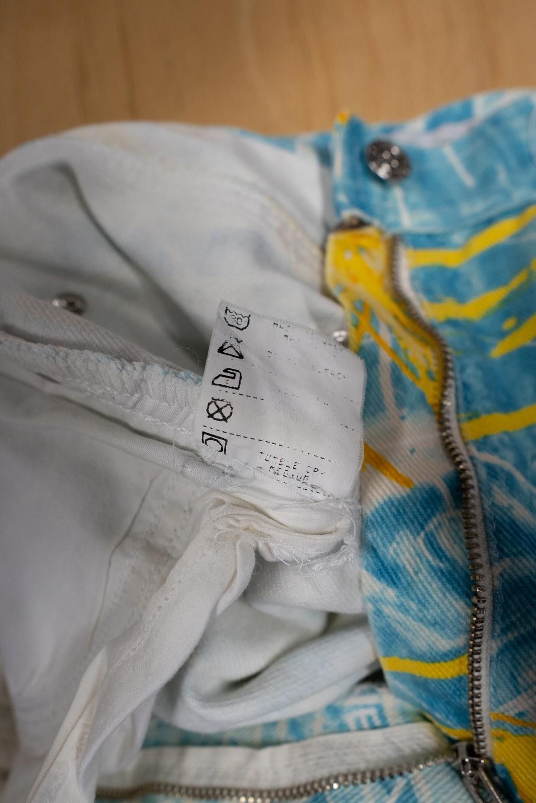 Iceberg 90's Iceberg Sunflower denim Straight-Leg-Pant Size 26" / US 2 / IT 38 - 8 Thumbnail