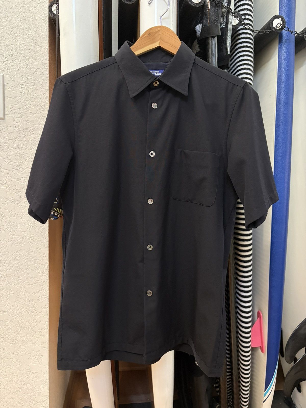 Junya Watanabe SS02 Poem Black Shirt "Elderly" Size US L / EU 52-54 / 3 - 3 Thumbnail