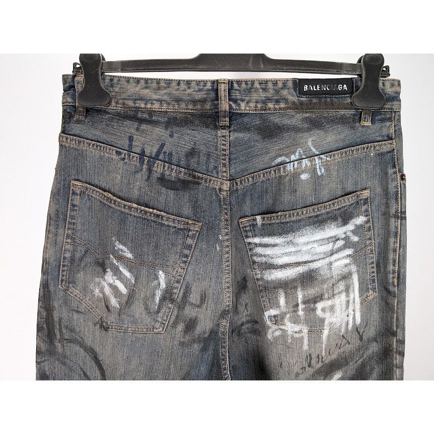 Balenciaga o1rshd1 Q:2 / Baggy Pants / Jeans in Light Blue Size US 34 / EU 50 - 17 Thumbnail