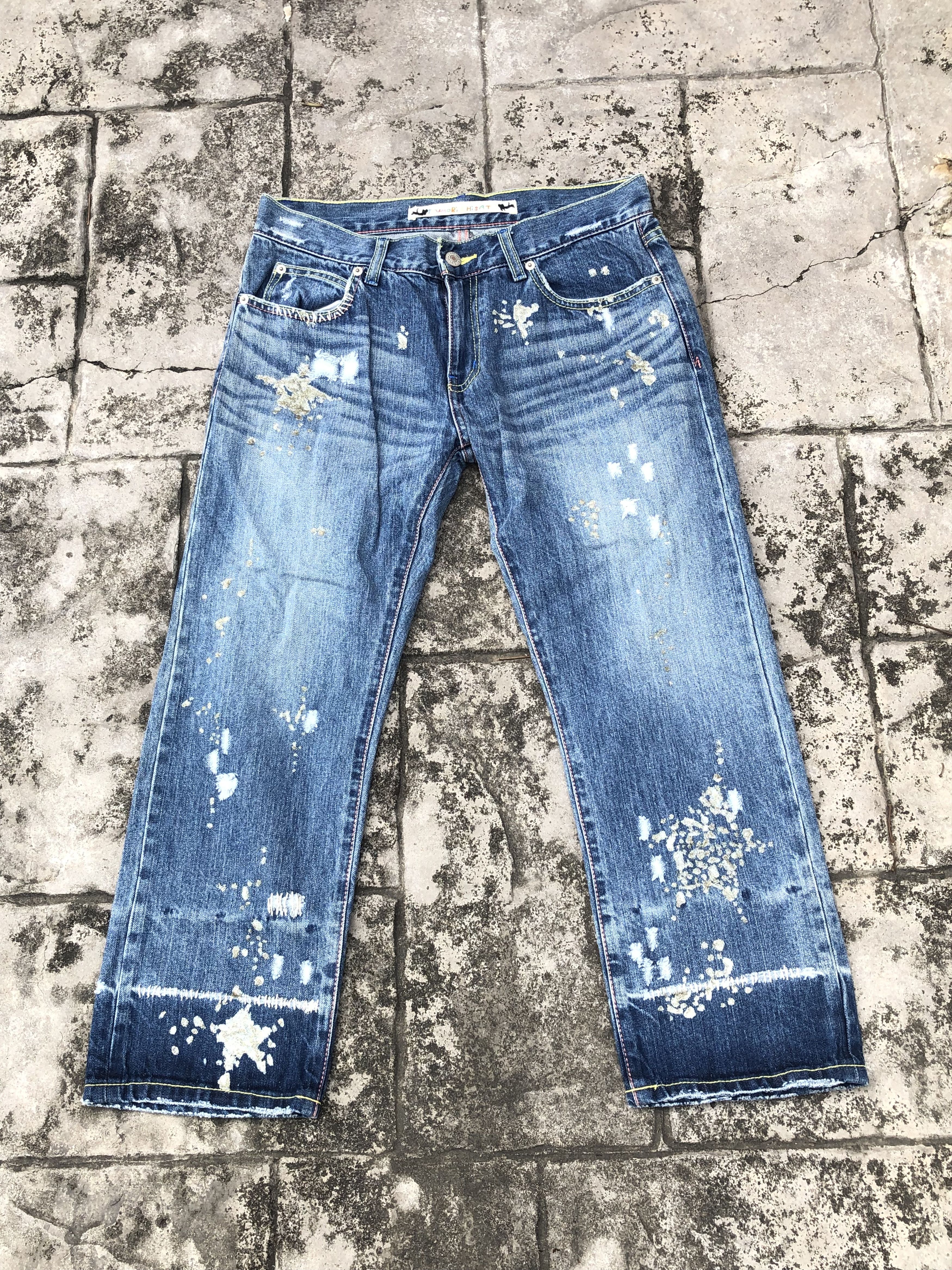 Tsumori Chisato Vintage Tsumori Chisato Artistic Distressed Jeans Size 31" - 1 Thumbnail