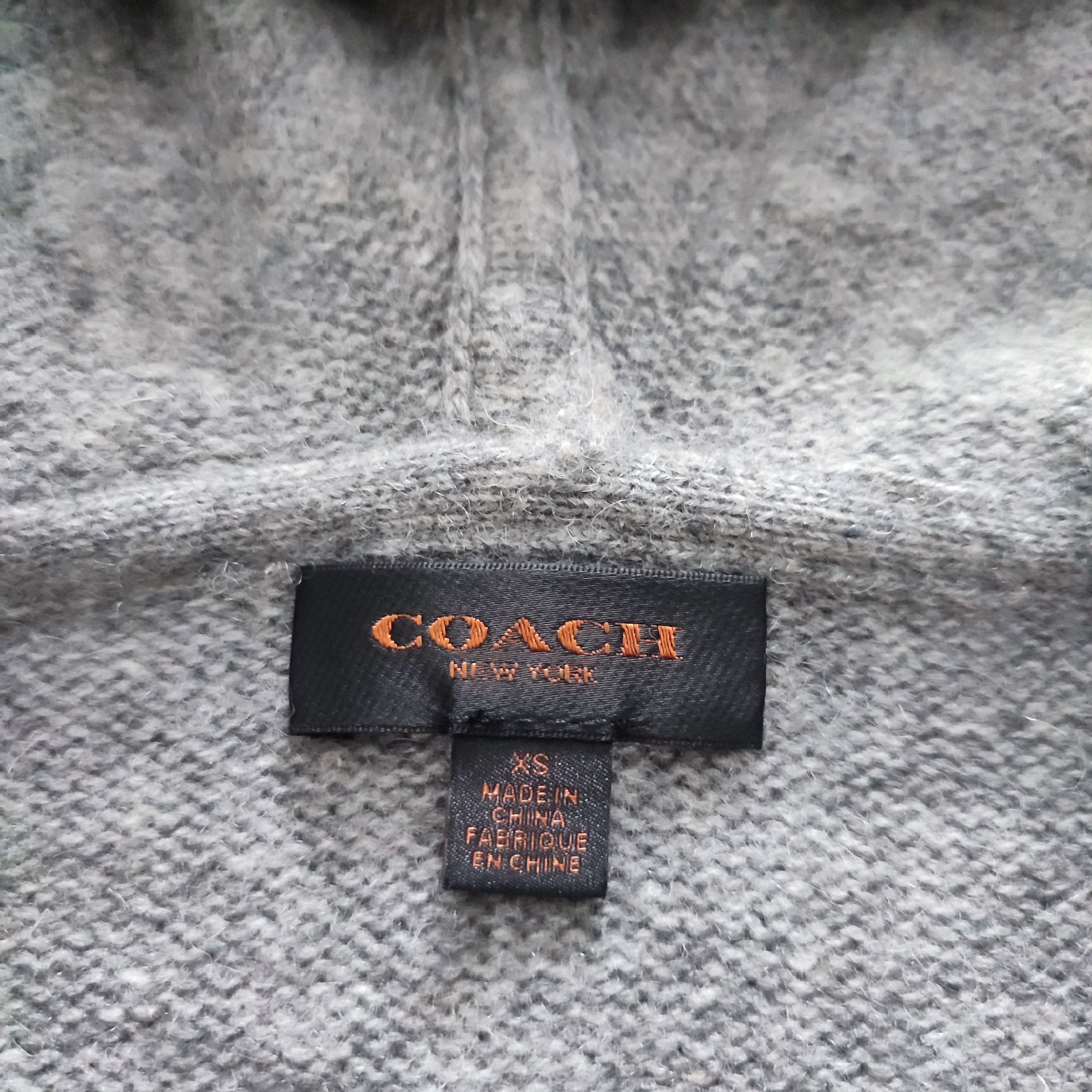 Coach × Designer 🔥STEALS🔥Rare Coach New York Insulated Knitwear Jacket Size US XS / EU 42 / 0 - 10 Thumbnail