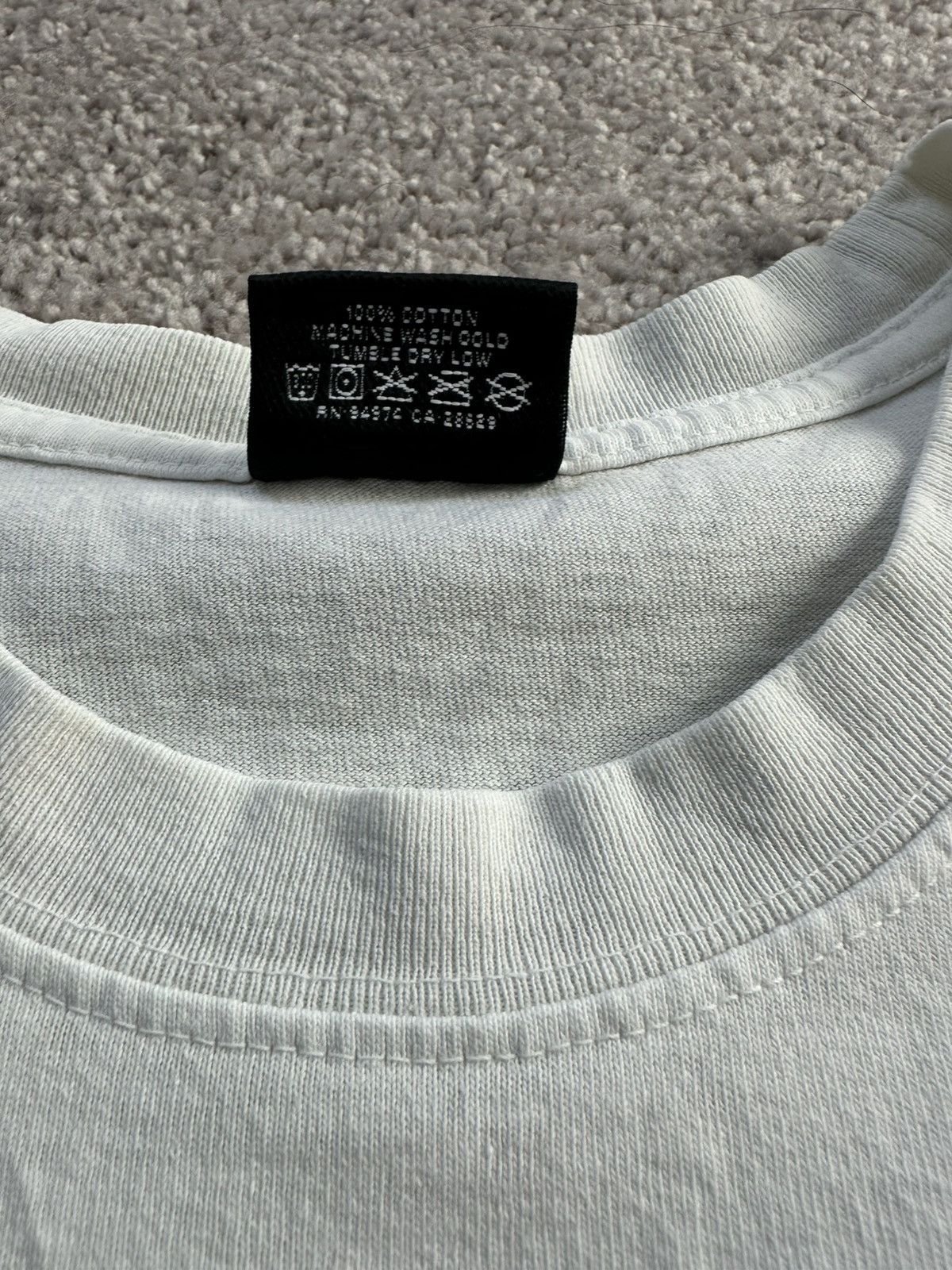 Stussy Stussy Natural Pigment Dyed Painter Tee Used Size Large Size US L / EU 52-54 / 3 - 5 Thumbnail