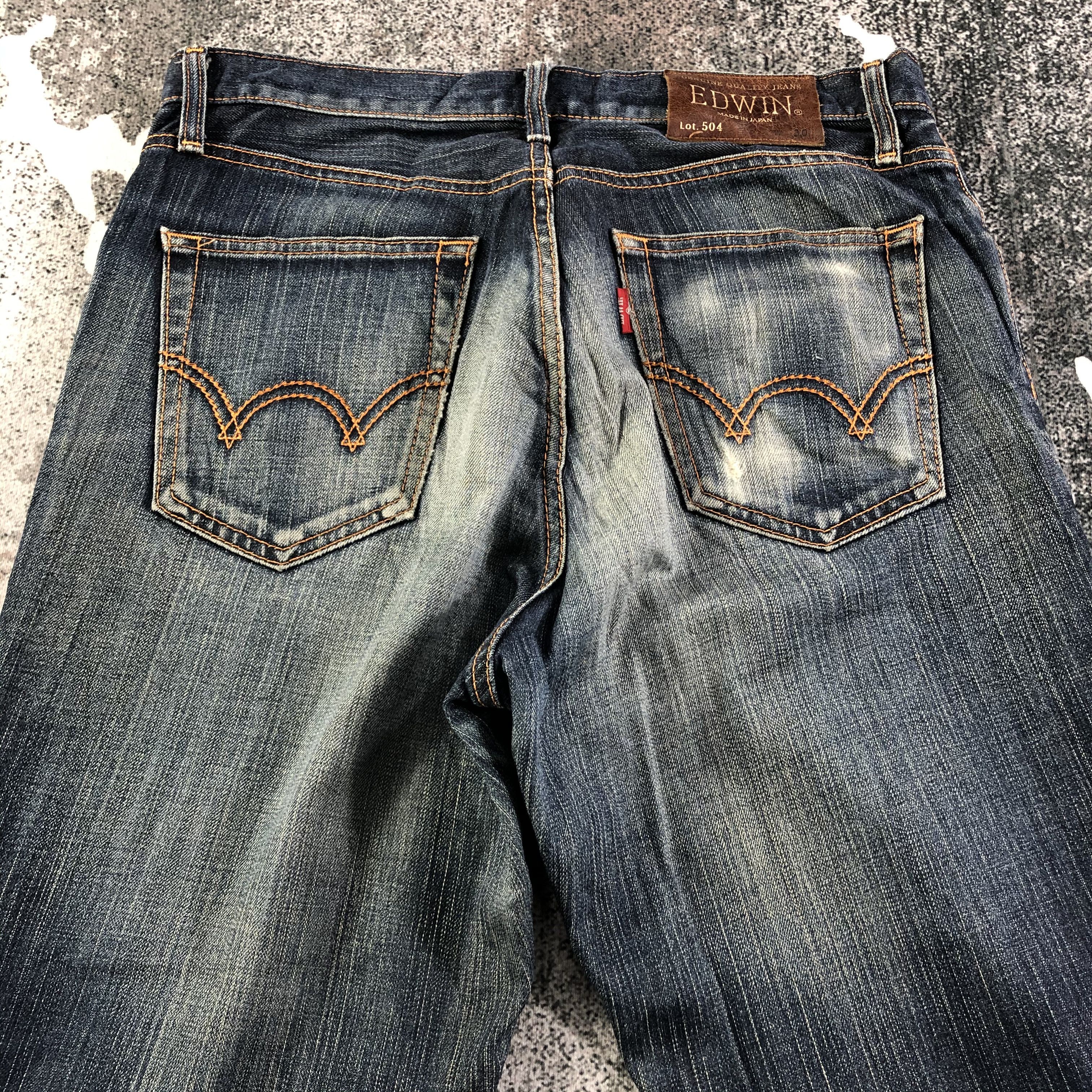 Edwin Vintage Edwin 504 Jeans Faded Blue Denim Kj1684 Size US 30 / EU 46 - 4 Thumbnail