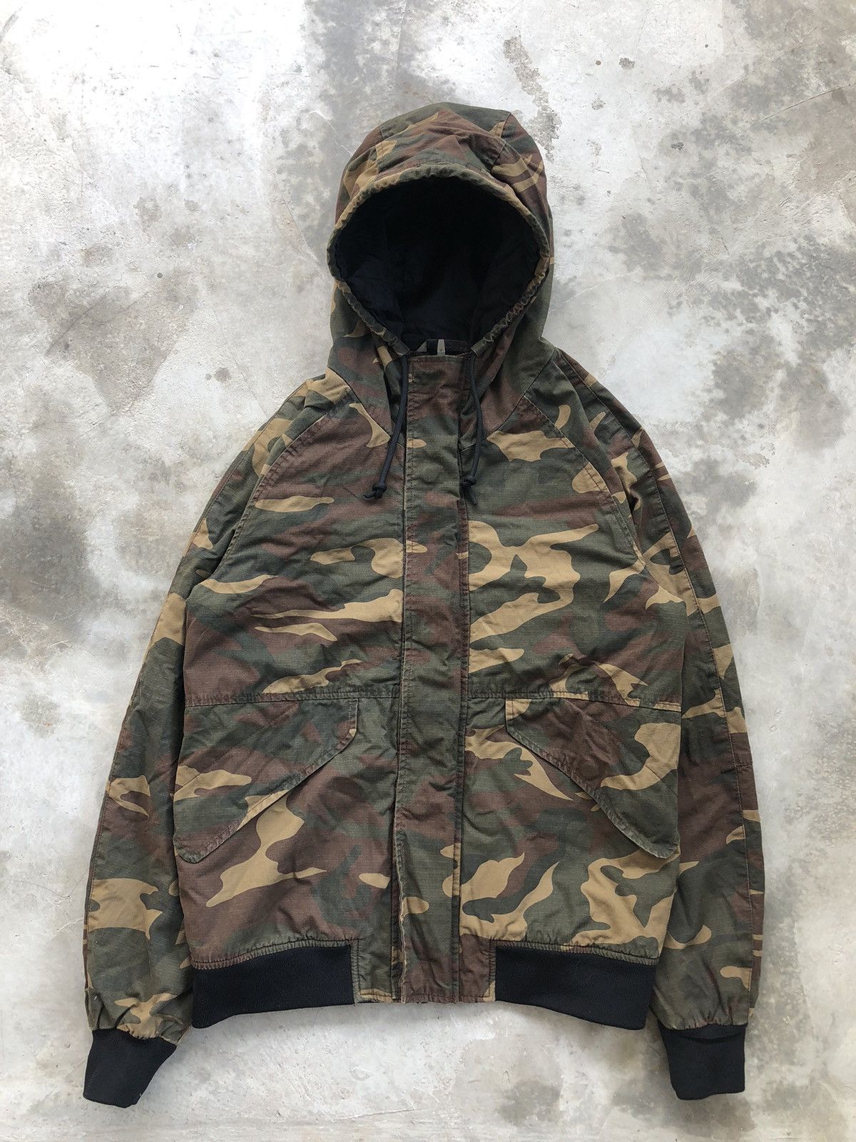 Camouflage jacket mens zara on sale