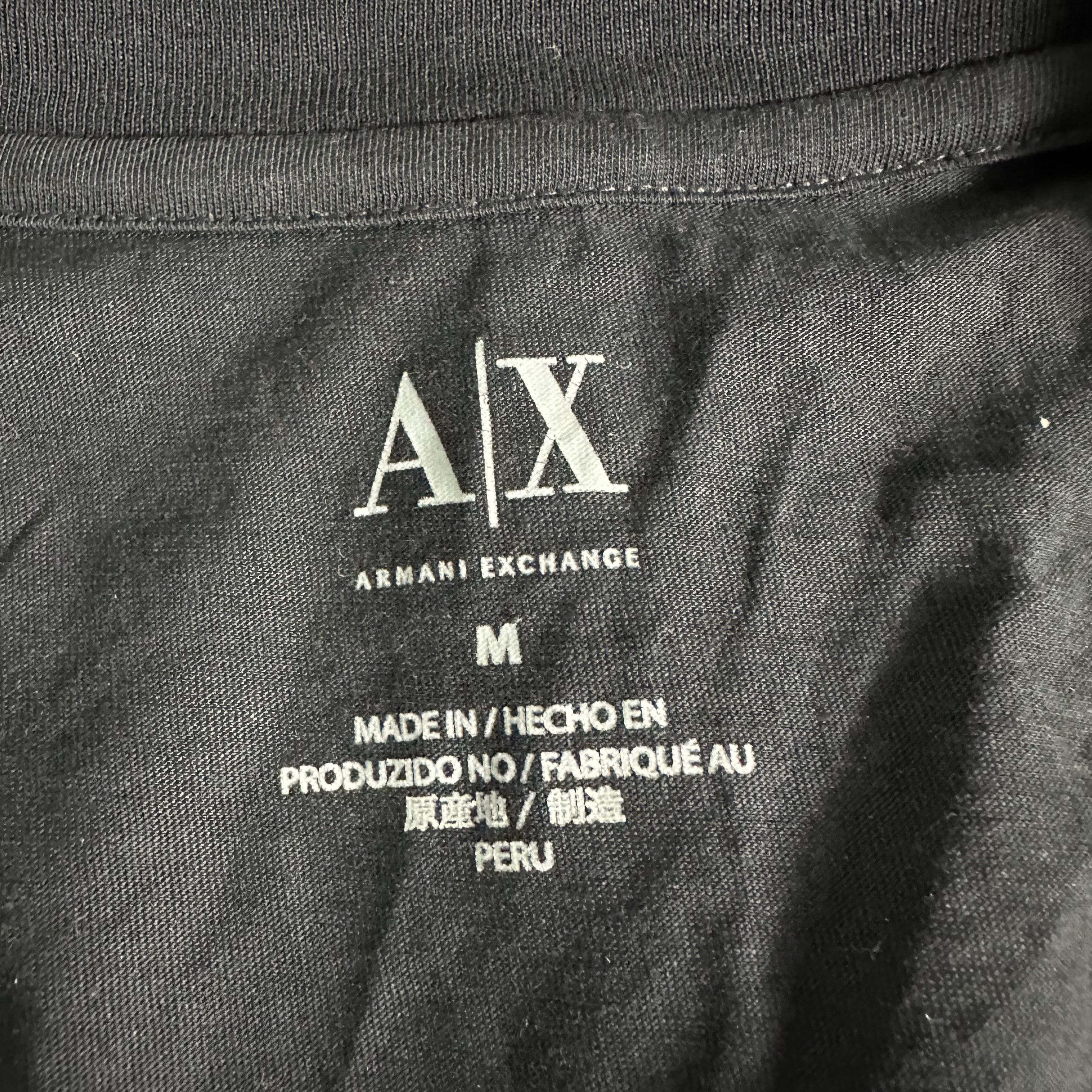 Armani × Armani Exchange 🔥RARE🔥Vintage AX Armani Exchange Rhinestone Wing T-shirt Size US M / EU 48-50 / 2 - 5 Thumbnail