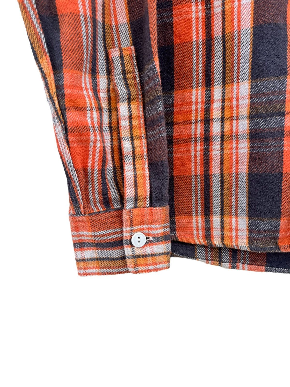 Flannel Fob Factory Japan Selvedge Gusset Check Flannel Work Shirt Size US M / EU 48-50 / 2 - 8 Thumbnail