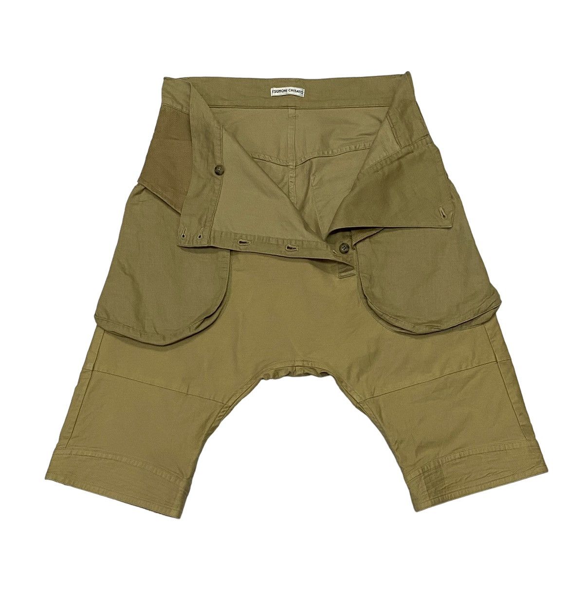 Issey Miyake × Japanese Brand × Tsumori Chisato Tsumori Chisoto By Issey Miyake Drop-Crotch Shorts Pants Size US 30 / EU 46 - 2 Thumbnail