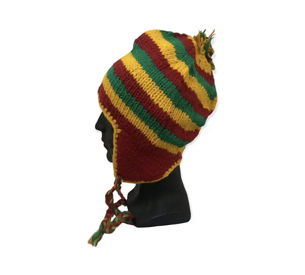 Japanese Brand Knit Stripe Design Beanie Hat