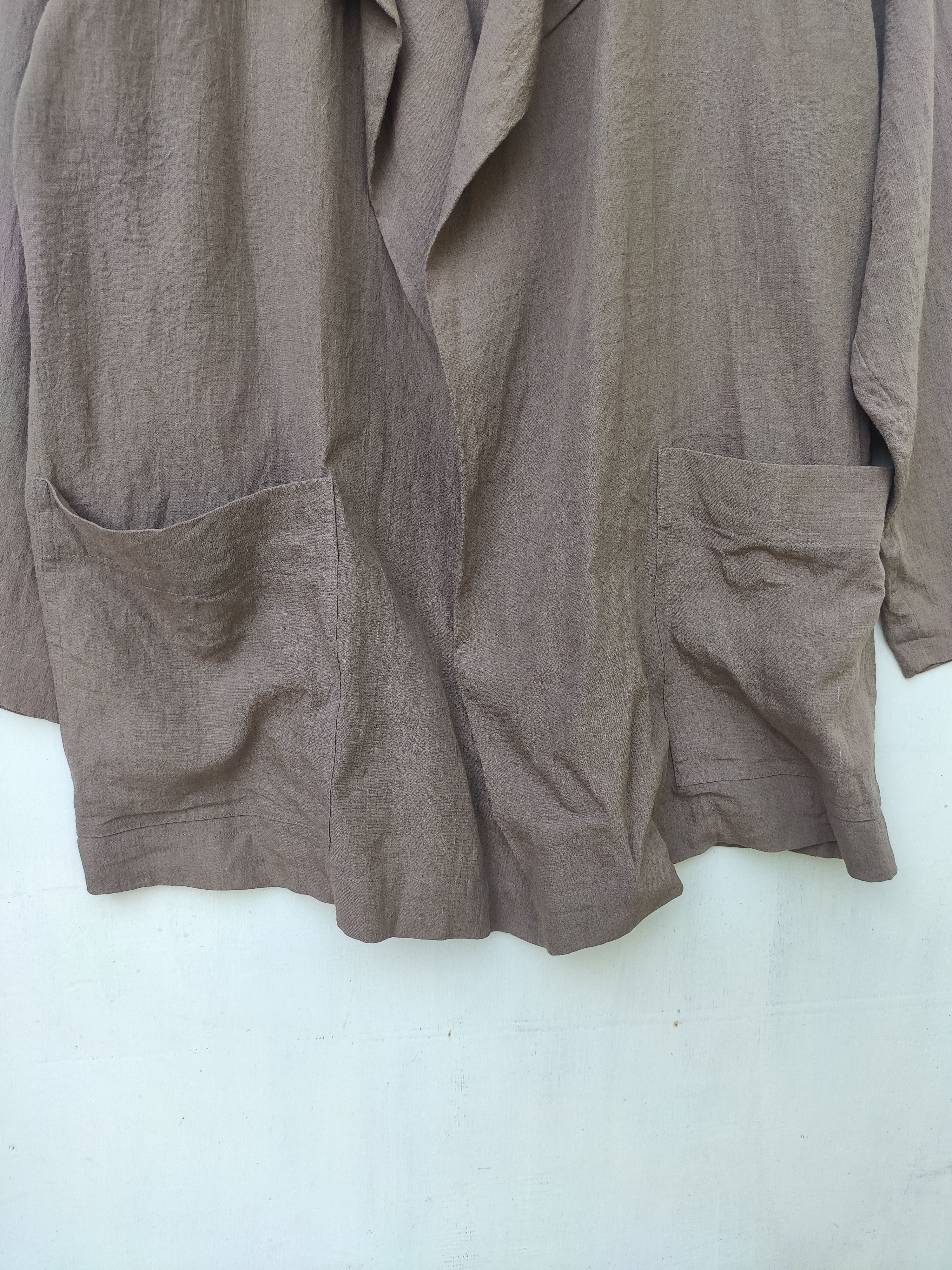 Issey Miyake 🔥 Archives 🔥Plantation by Issey Miyake kimono jacket linen Size US M / EU 48-50 / 2 - 5 Thumbnail