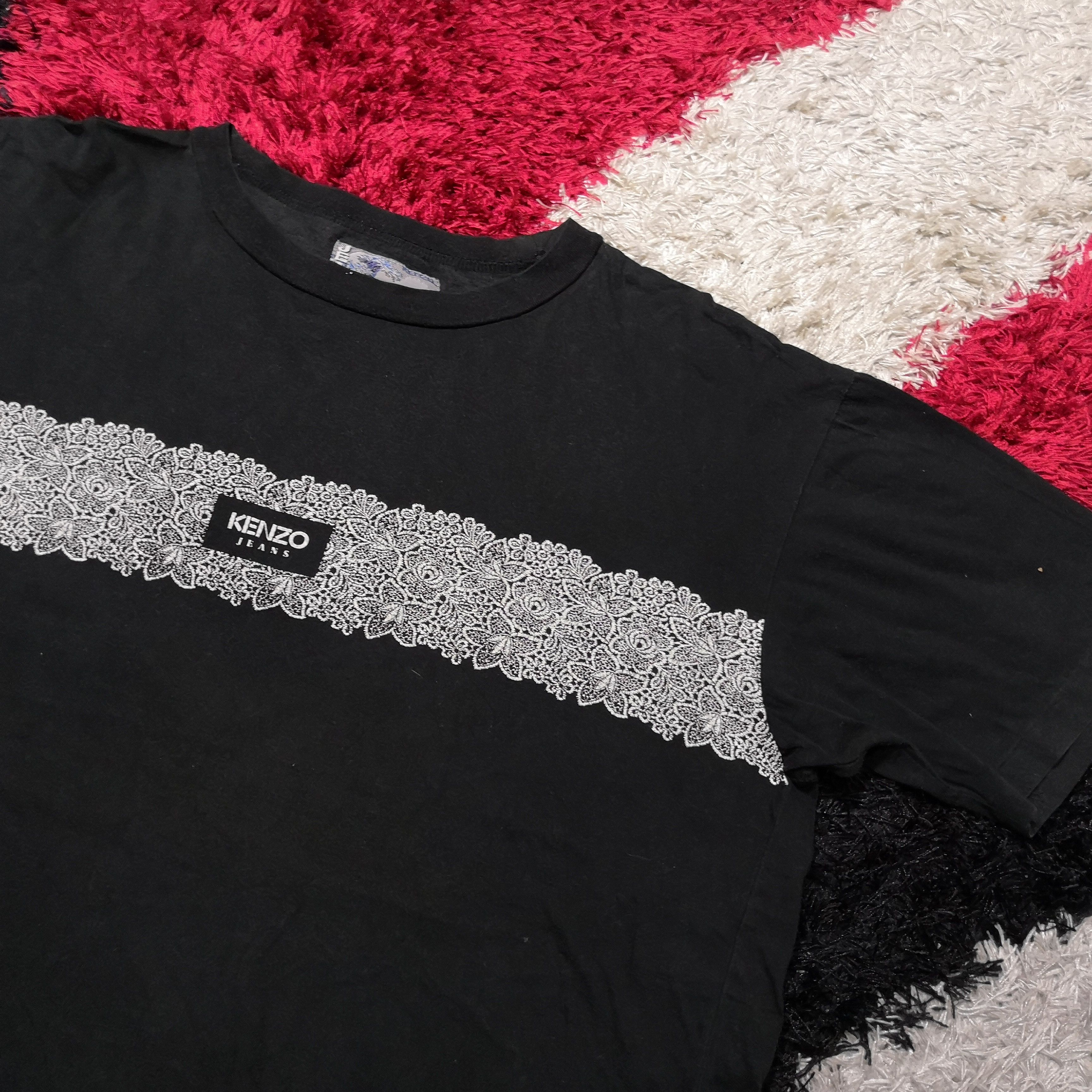 Kenzo Vintage Y2K Kenzo Jeans T Shirt Kenzo Paris Crewneck Tee Size US L / EU 52-54 / 3 - 2 Thumbnail