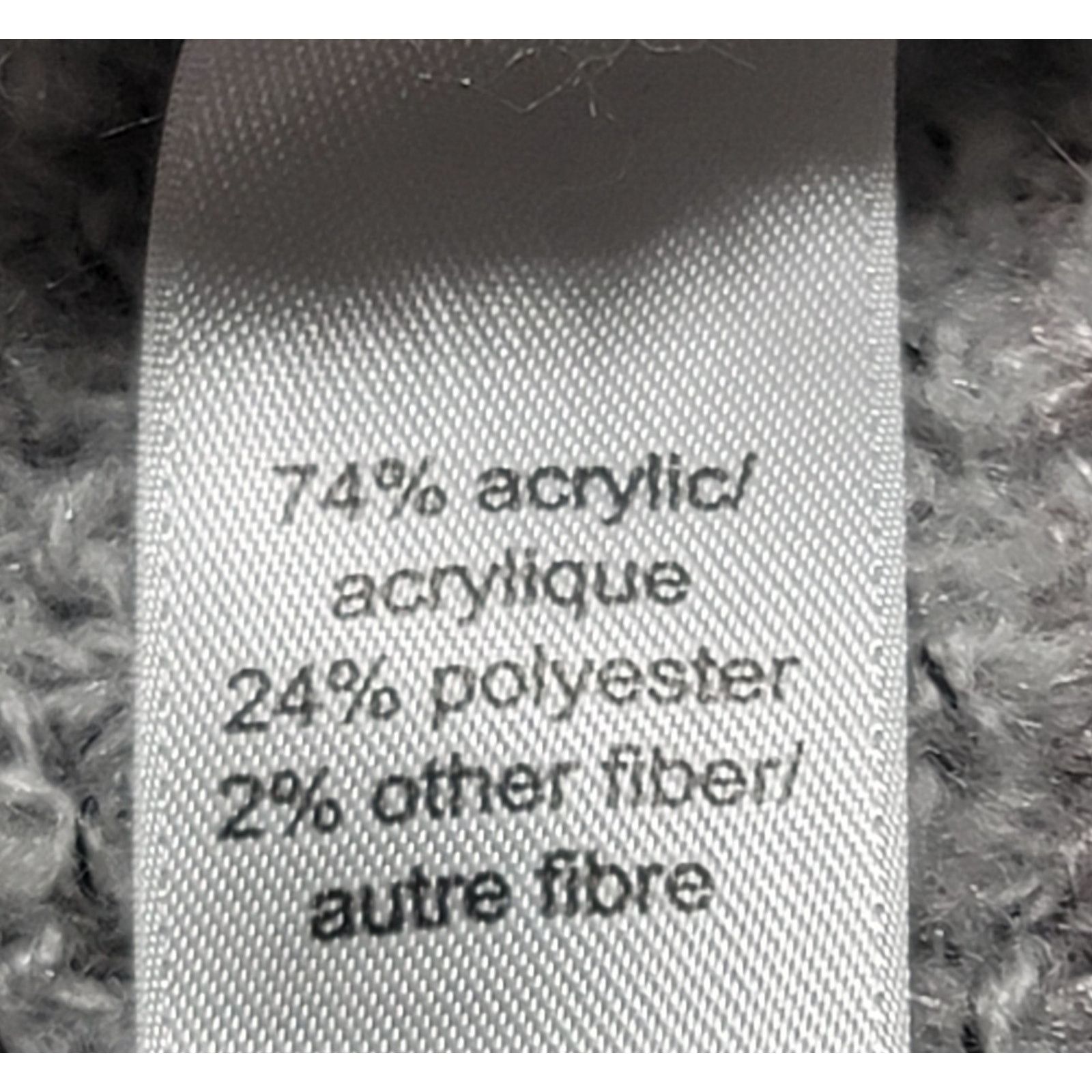 Other Maurices Gray White Knitted Cowl Neck Sweater Large Soft Size L / US 10 / IT 46 - 4 Thumbnail