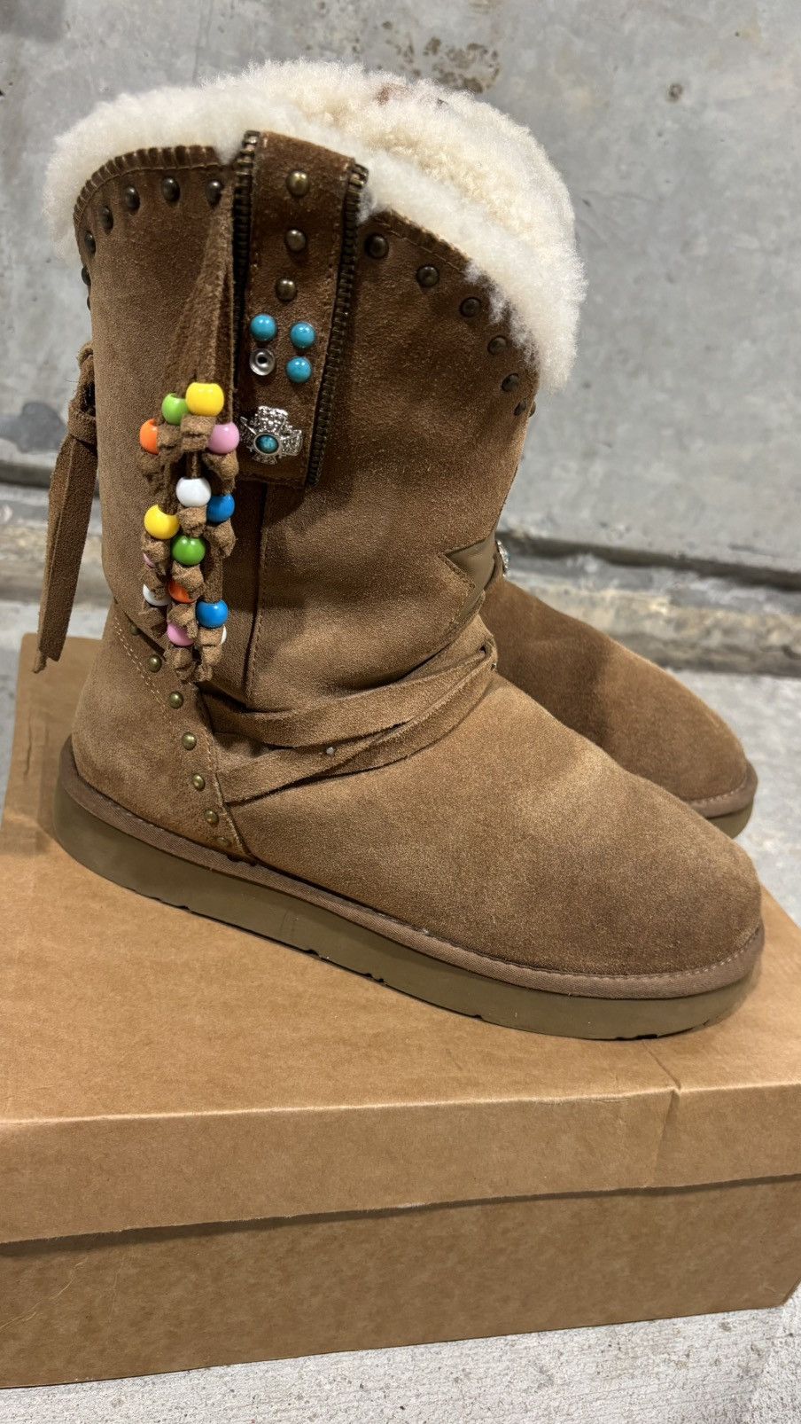 1199 Bazo 1199 Ugg Cowboy Boots Size US 10 / EU 43 - 14 Thumbnail