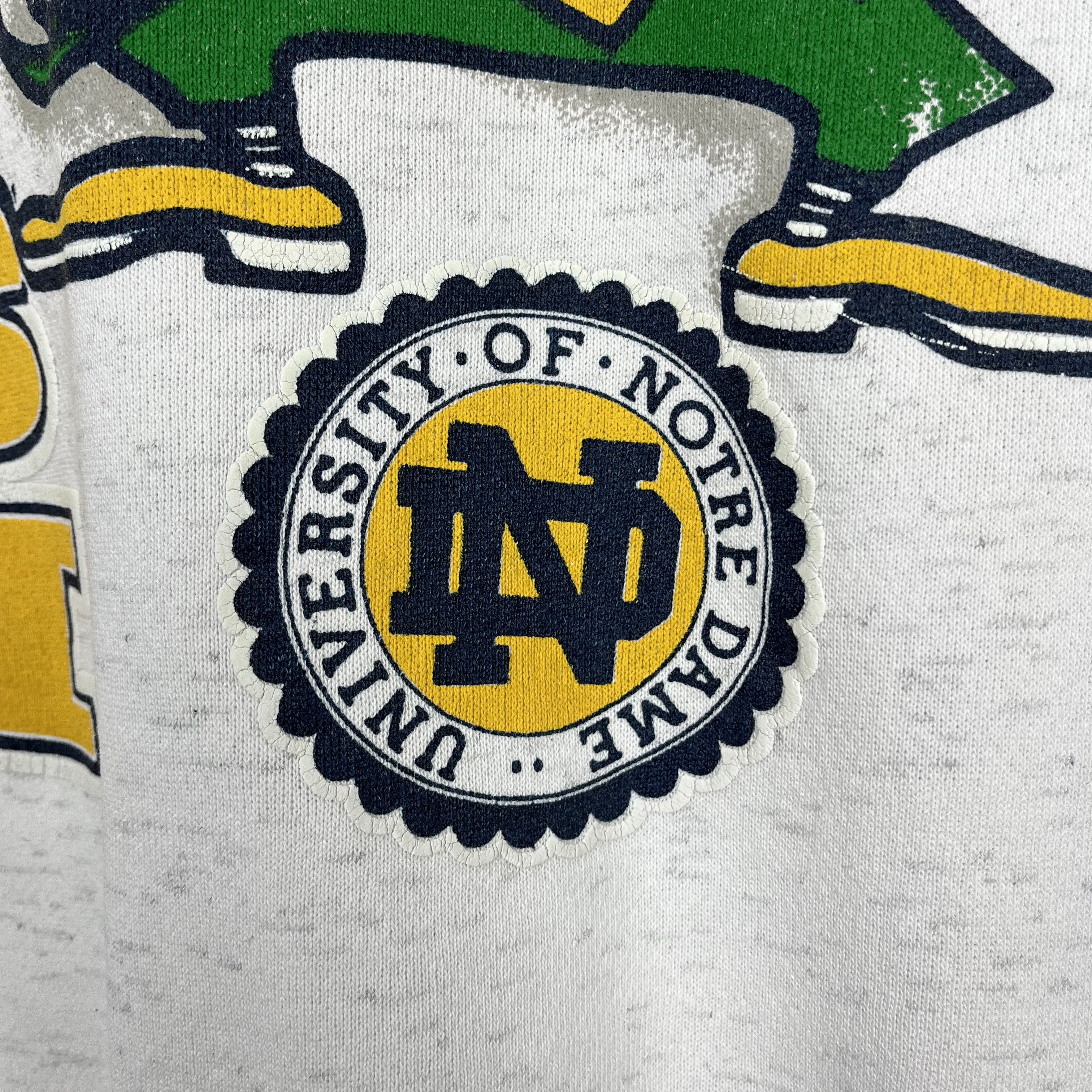 NCAA Vintage NCAA Notre Dame Fighting Irish Sweatshirt 1990’s Size US M / EU 48-50 / 2 - 12 Thumbnail