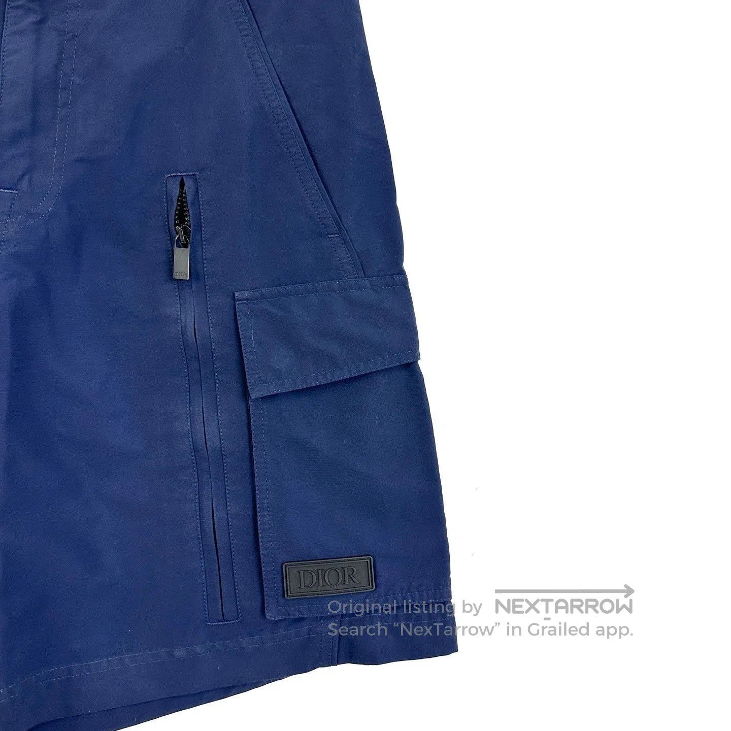 Dior Dior Dark Blue Logo Cargo Shorts. Size US 30 / EU 46 - 5 Thumbnail