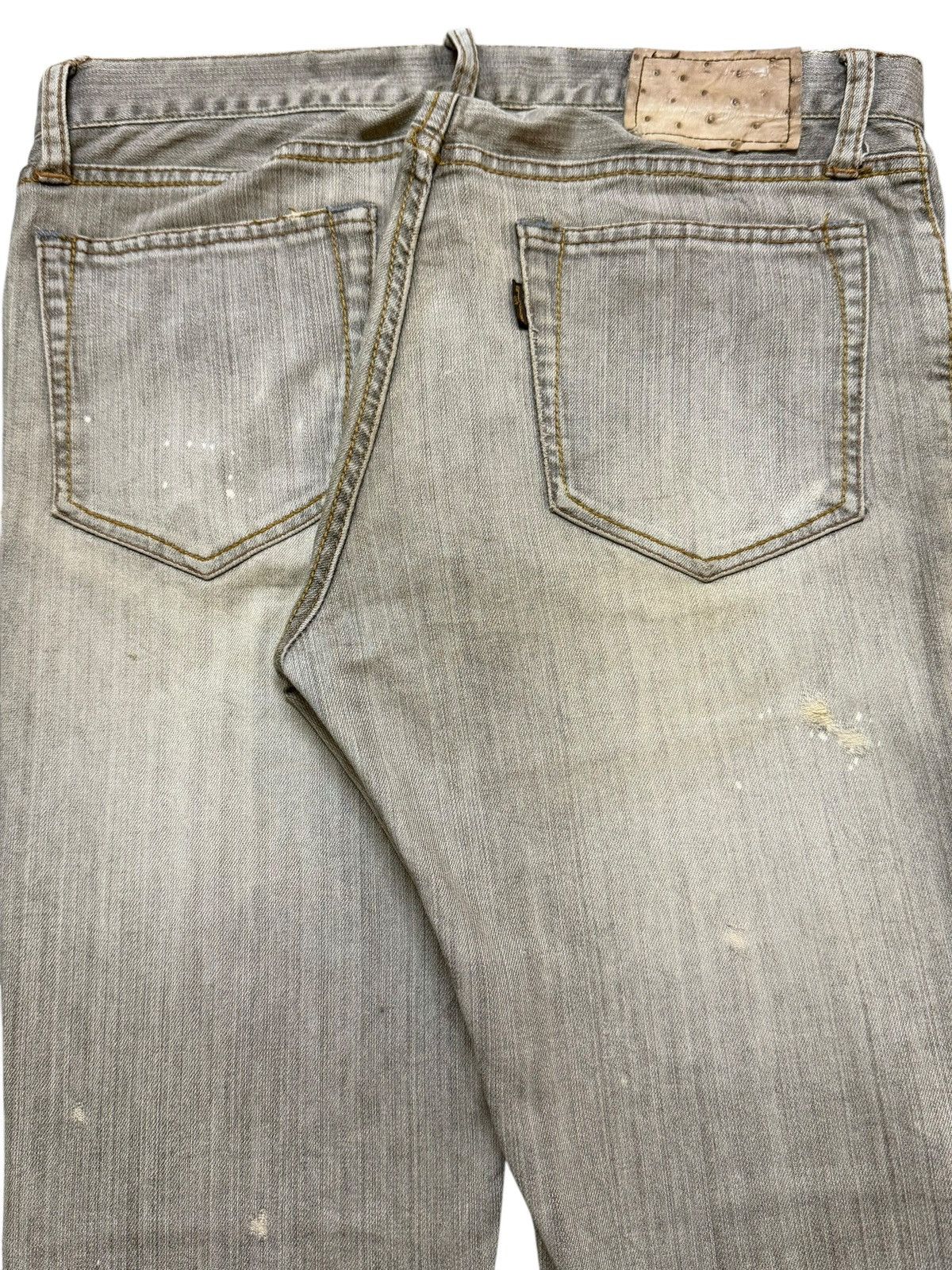 GOA Vintage GOA Mud Wash Faded Style Distressed Style Jeans Size US 30 / EU 46 - 6 Thumbnail