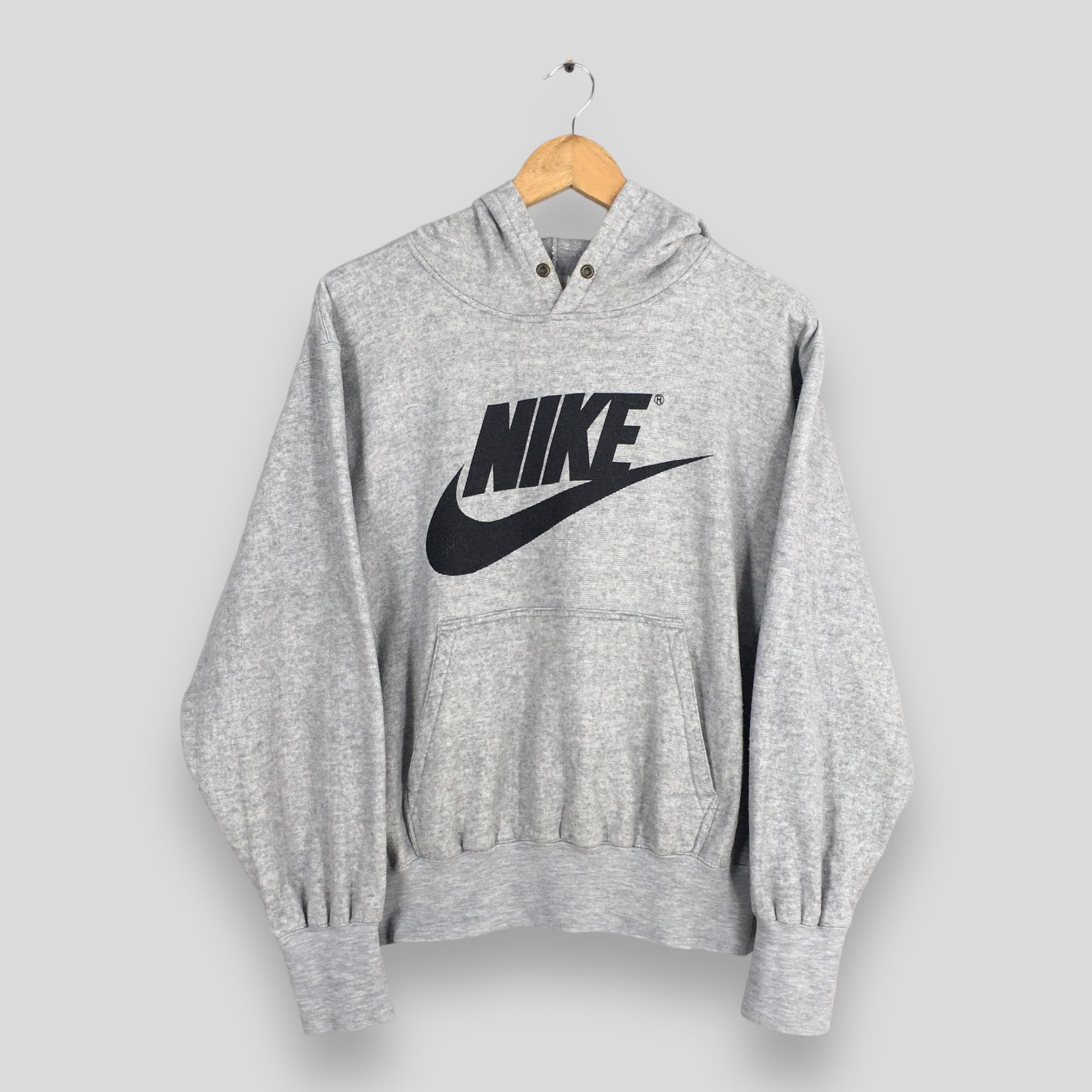 Nike Vintage 90s Nike Swoosh Pullover Hoodie Medium Size US M / EU 48-50 / 2 - 1 Thumbnail