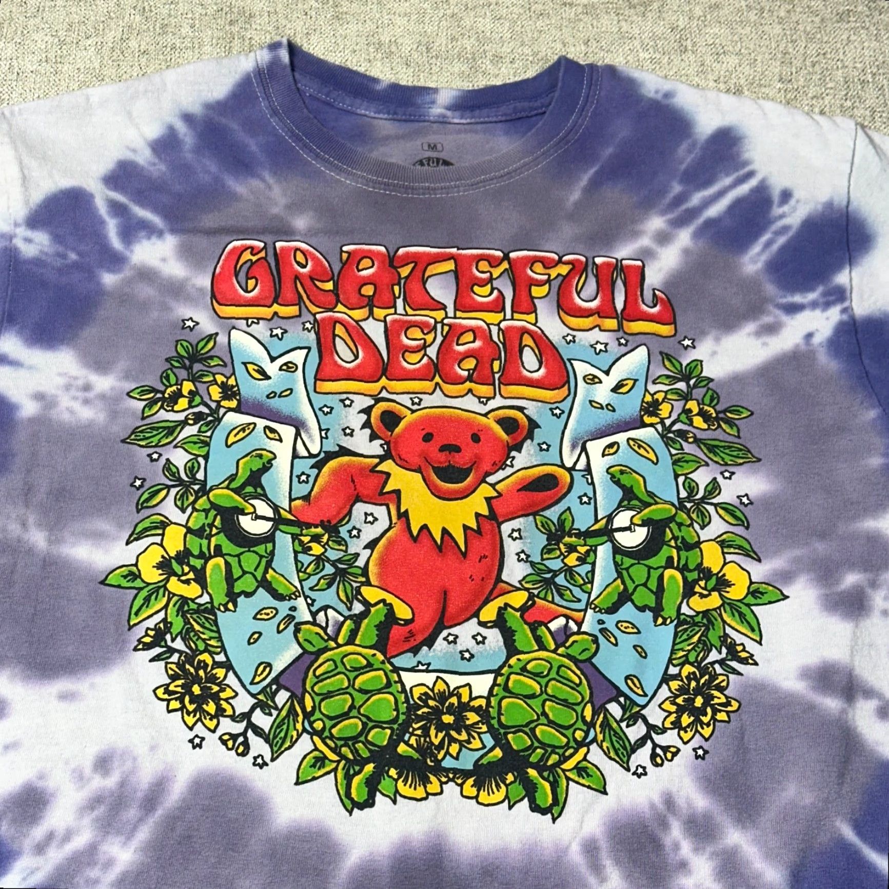 Ripple Junction VINTAGE Ripple Junction Grateful Dead Men's Medium Dancing Bear Turtle Tie Dye Two-Sided 2021 Ripple Size US M / EU 48-50 / 2 - 3 Thumbnail