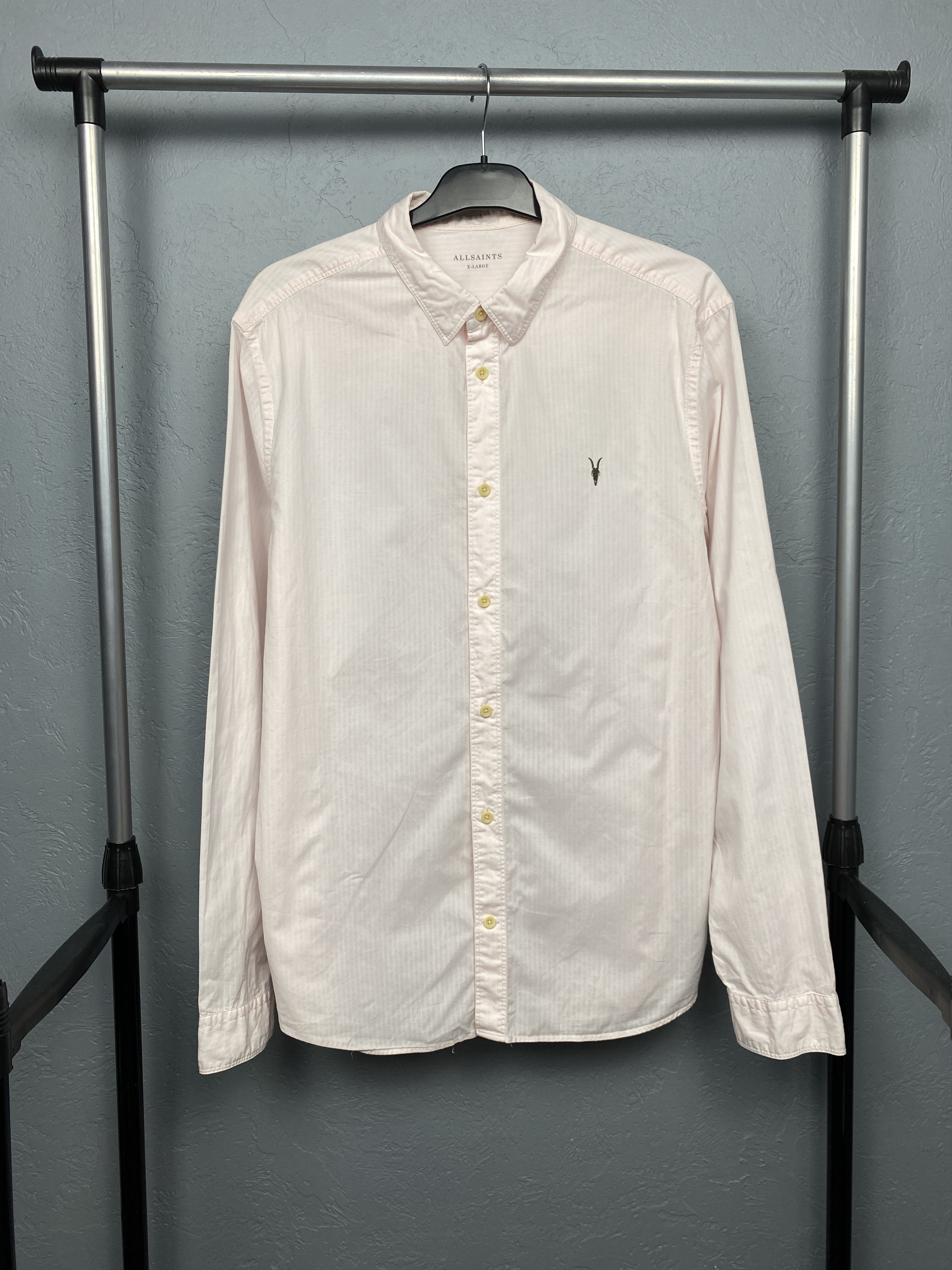 Allsaints Allsaints Vintage Mens Fuller Long Sleeve Shirt Size US XL / EU 56 / 4 - 1 Thumbnail