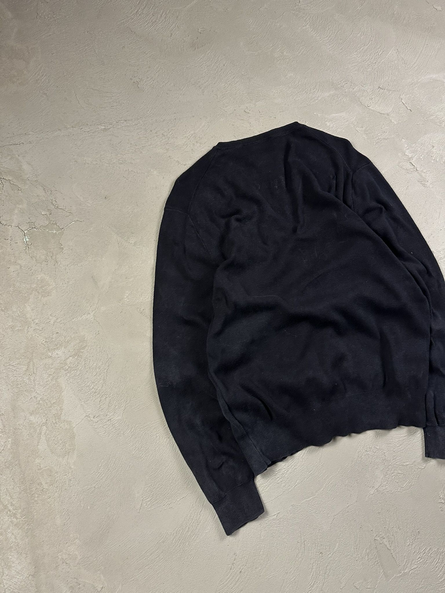 Polo Ralph Lauren Polo Ralph Lauren Logo Cotton V-neck Boxy Sweater Size US L / EU 52-54 / 3 - 10 Thumbnail