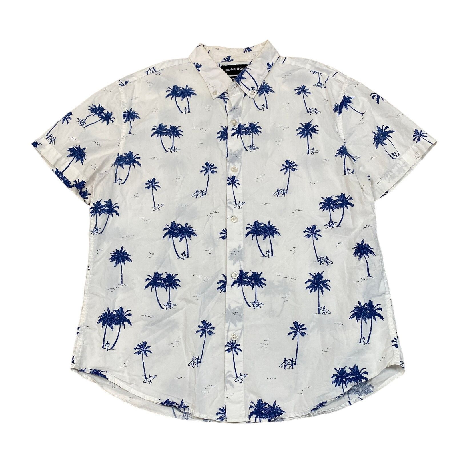 Bonobos Bonobos Riviera Palm Tree Surf Button Up Shirt Medium Short Size US M / EU 48-50 / 2 - 1 Thumbnail