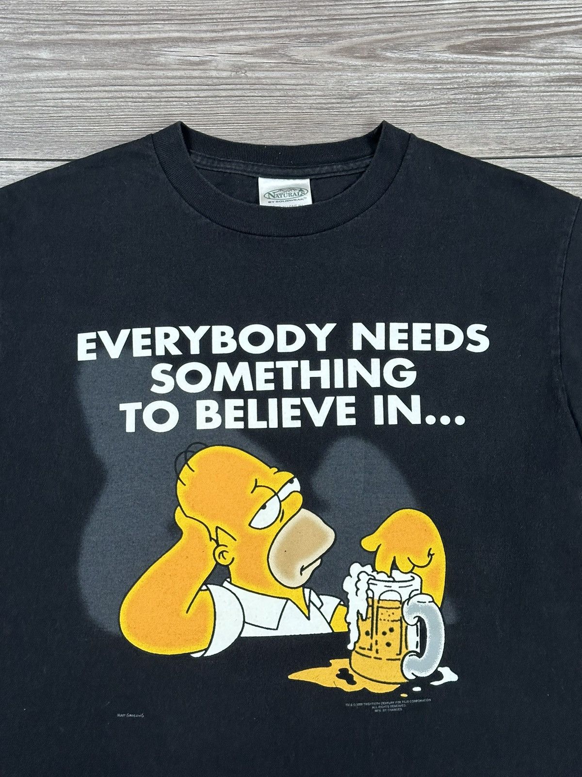 The Simpsons × Vintage Vintage The Simpsons Homer Funny Beer T Shirt Size US M / EU 48-50 / 2 - 3 Thumbnail