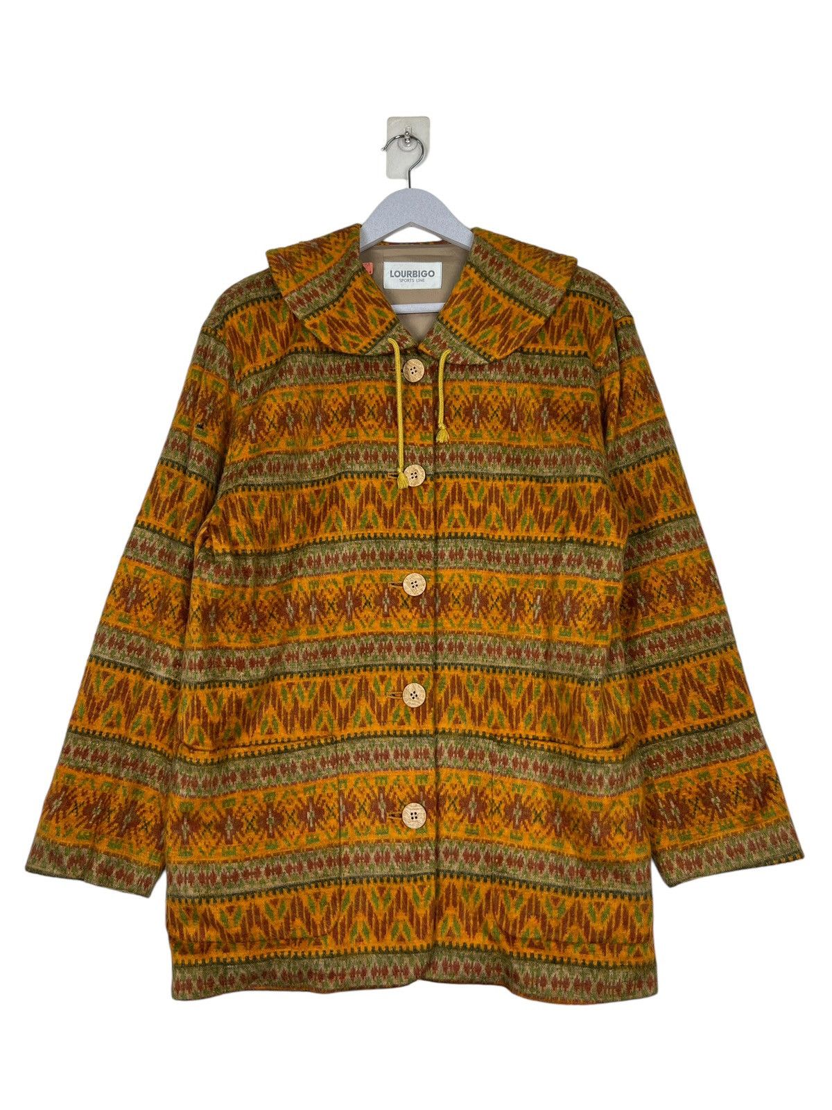 Japanese Brand 🔥 VINTAGE LOURBIGO NATIVE MOTIVE JACKET MADE IN JAPAN Size US M / EU 48-50 / 2 - 2 Thumbnail
