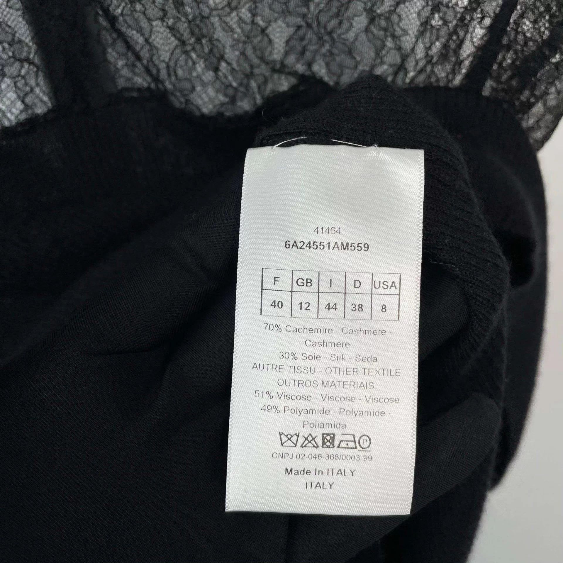 Dior Dior lace short-sleeve 40 Size M / US 6-8 / IT 42-44 - 5 Thumbnail