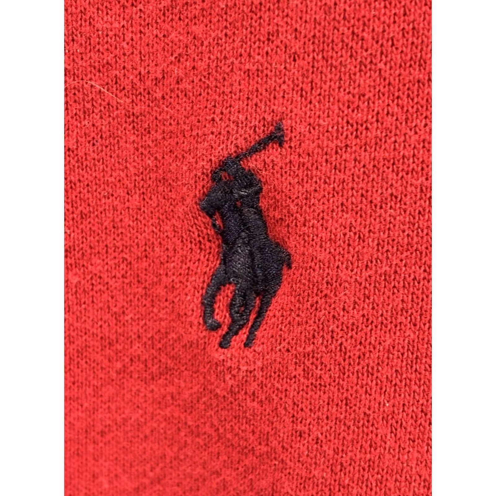 Polo Ralph Lauren VINTAGE Polo Ralph Lauren Sweatshirt Crewneck XL Red 90s Heavyweight Polo Sport Mens Pullover Logo Embroidered Reverse Weave Style Size US XL / EU 56 / 4 - 3 Thumbnail