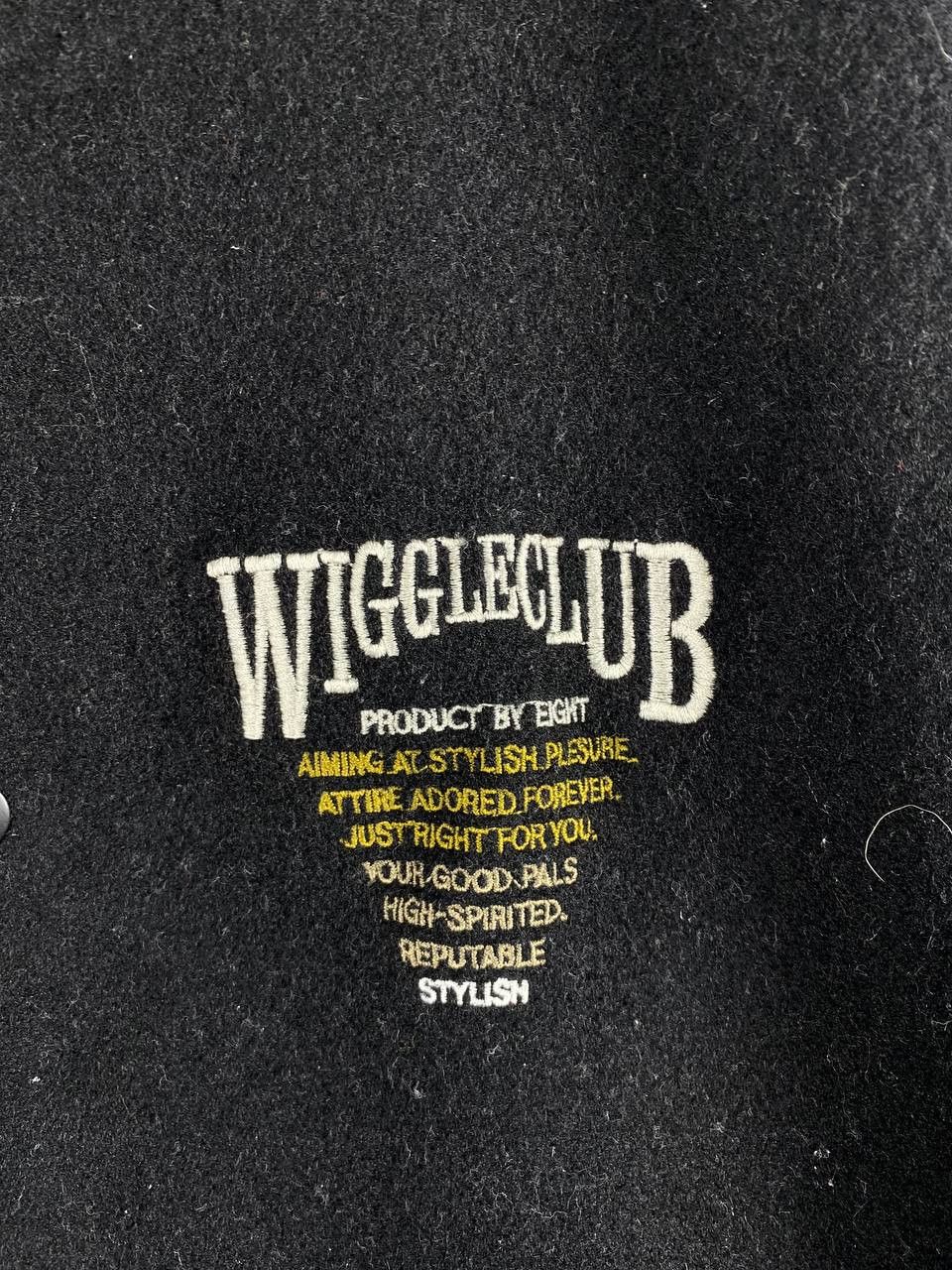 Japanese Brand wiggle club wool varsity jacket nice design Size US L / EU 52-54 / 3 - 2 Thumbnail
