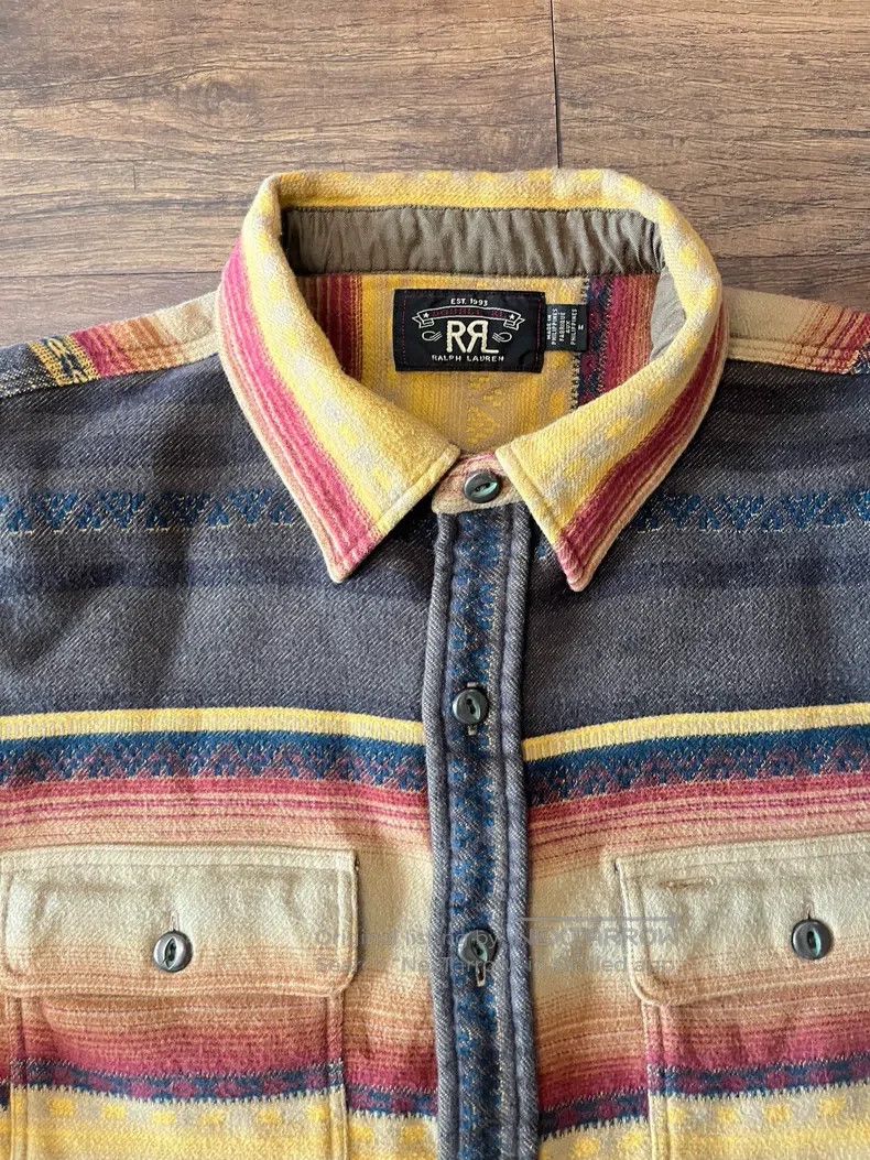 RRL Ralph Lauren RRL Ralph Lauren Southwest shirt Size US M / EU 48-50 / 2 - 2 Thumbnail