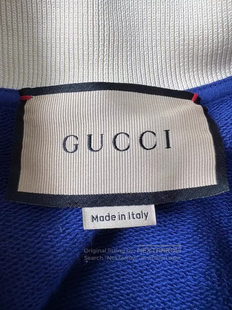 Gucci Gucci Dark blue lapel logo cat embroidery Polo short sleev Size XS / US 0-2 / IT 36-38 - 5 Thumbnail