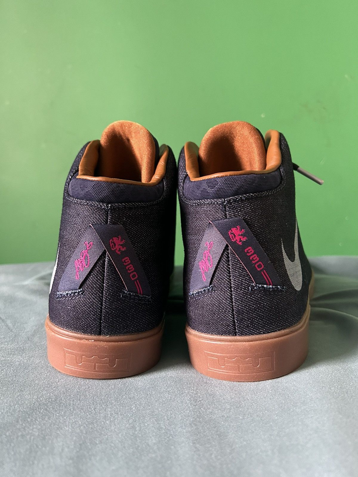 Nike Nike Lebron 12 NSW Fireberry Denim 2014 Size US 11.5 / EU 44-45 - 3 Thumbnail