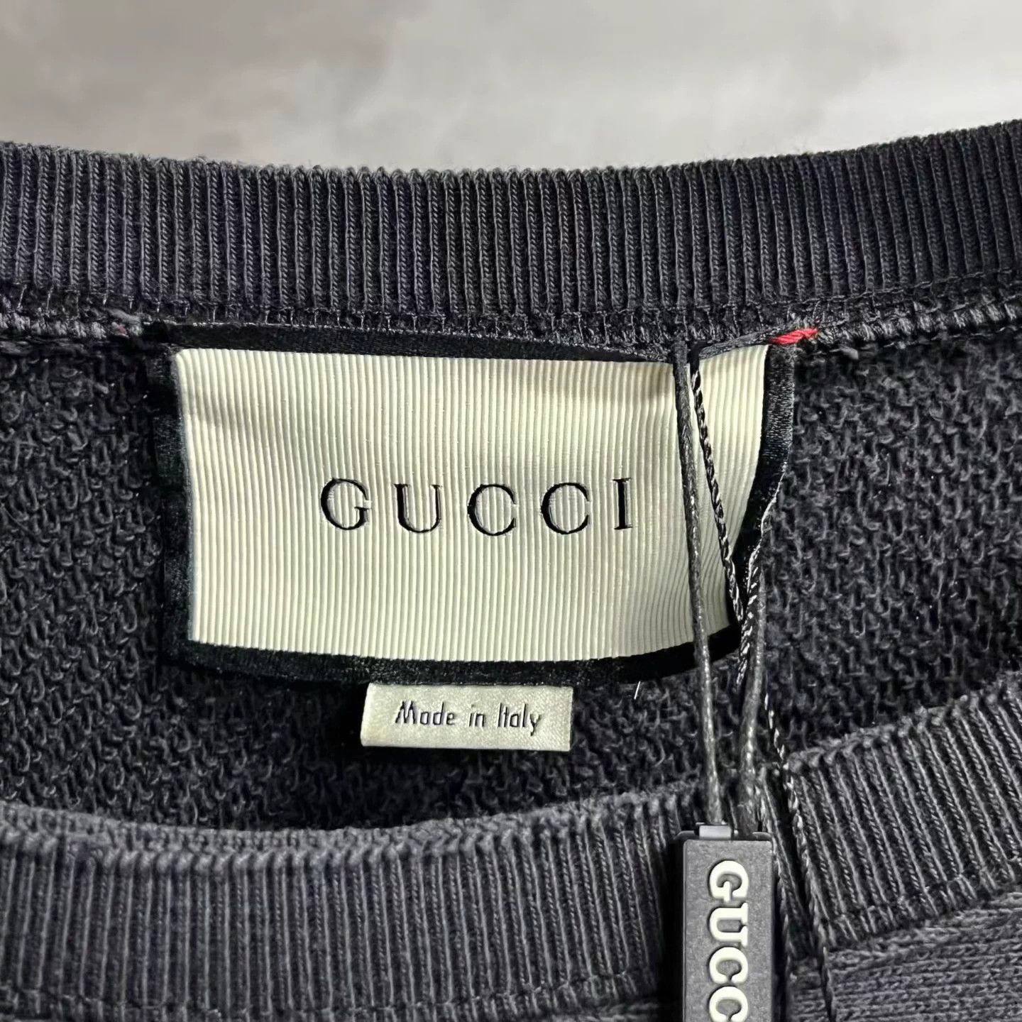Gucci Gucci Black Print Crewneck Sweatshirt L Size US L / EU 52-54 / 3 - 3 Thumbnail