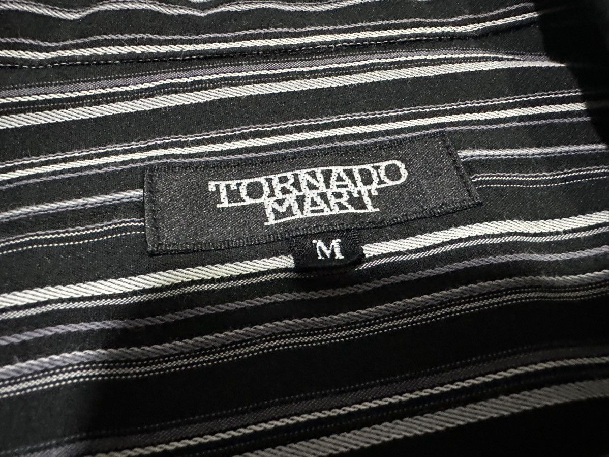Tornado Mart 🔥Sick Y2K Tornado Mart Striped Shirt Size US M / EU 48-50 / 2 - 6 Thumbnail