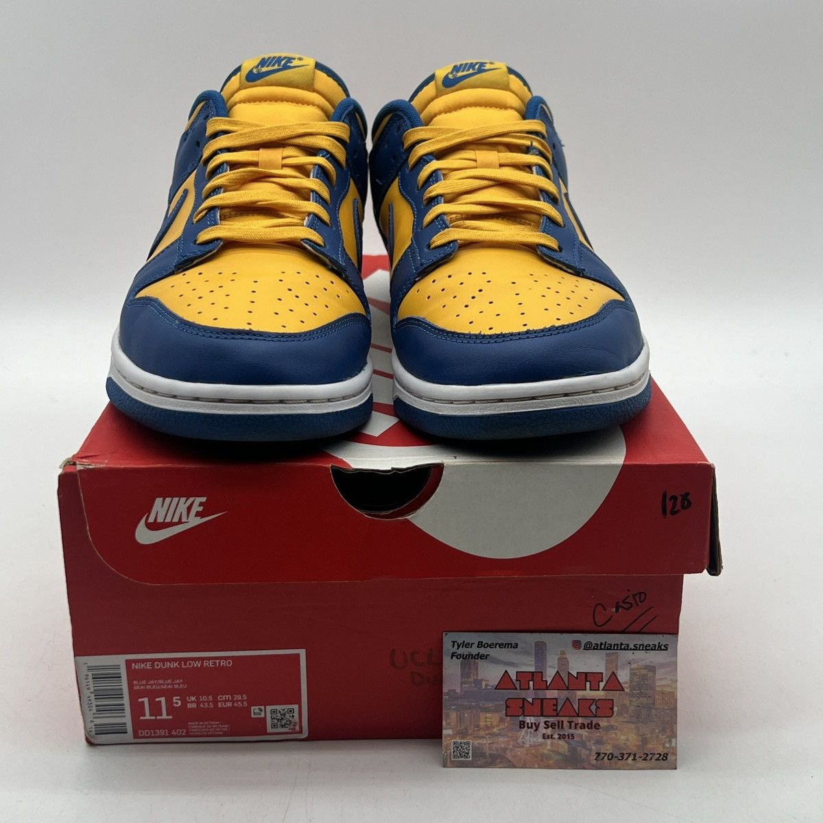 Nike Nike dunk low ucla Size US 11.5 / EU 44-45 - 2 Thumbnail