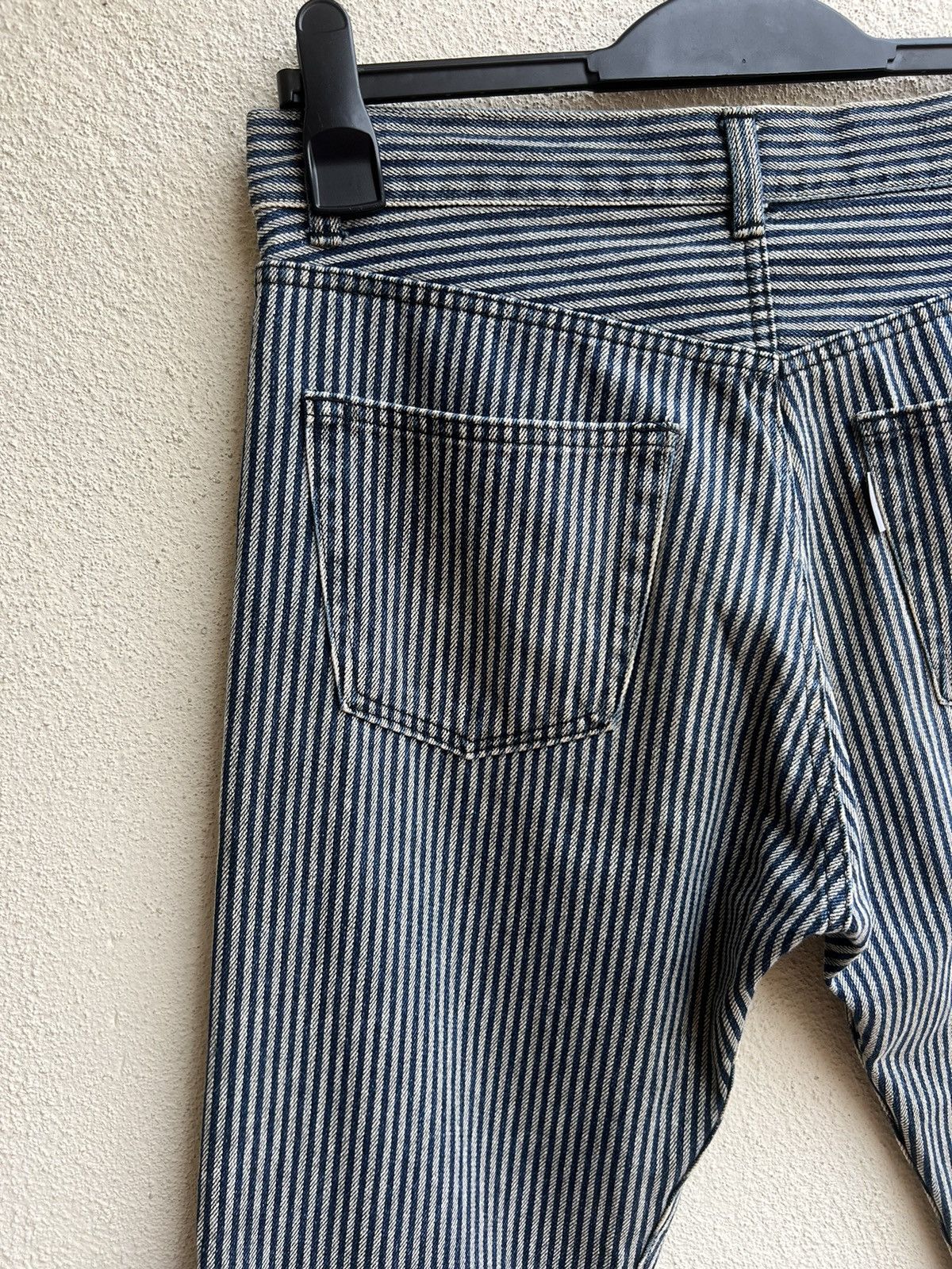Devilock Vintage Devilock Japan Fade Striped Denim Pant Size US 30 / EU 46 - 15 Thumbnail
