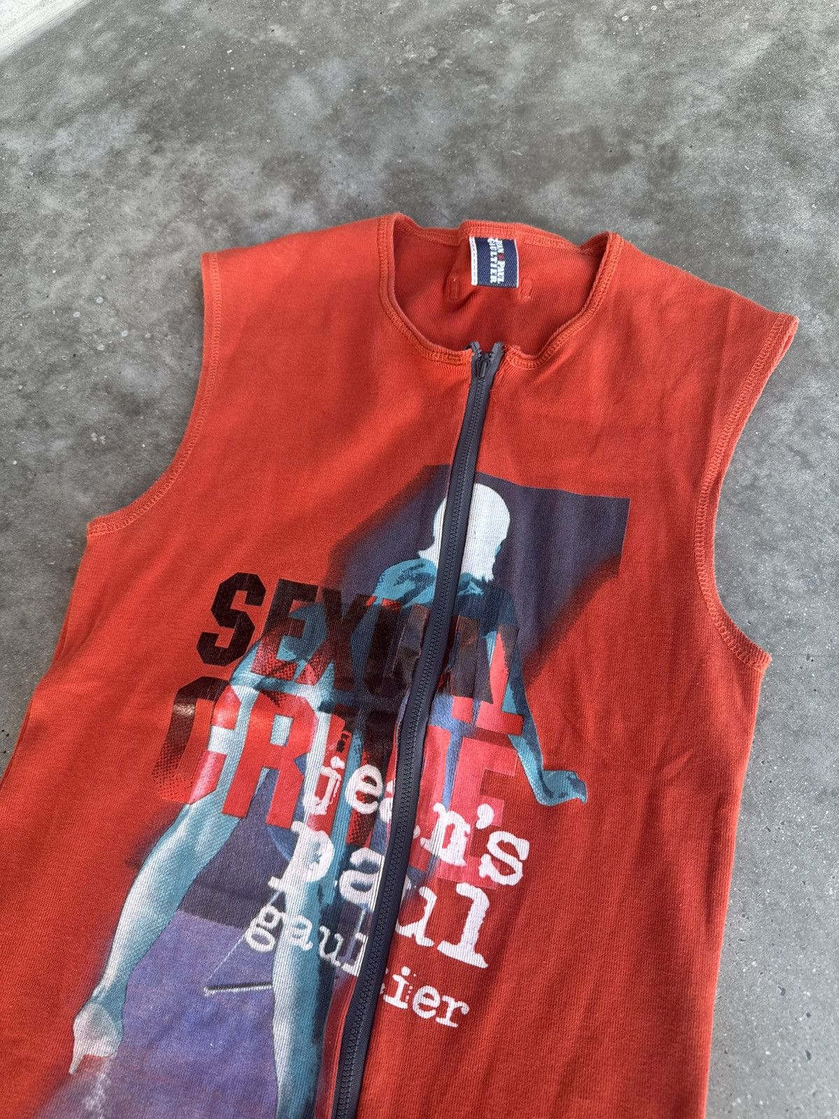 Jean Paul Gaultier Jean Paul Gaultier Jeans Tank Top Crop Y2k archive 00s 90s Size M / US 6-8 / IT 42-44 - 2 Thumbnail