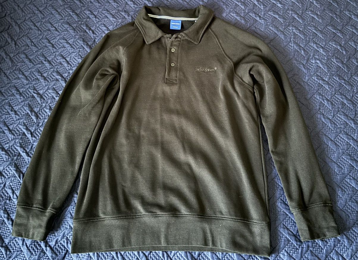 Jack & Jones Jack and Jones Black Polo Long Sleeve Sweater Size US S / EU 44-46 / 1 - 1 Thumbnail